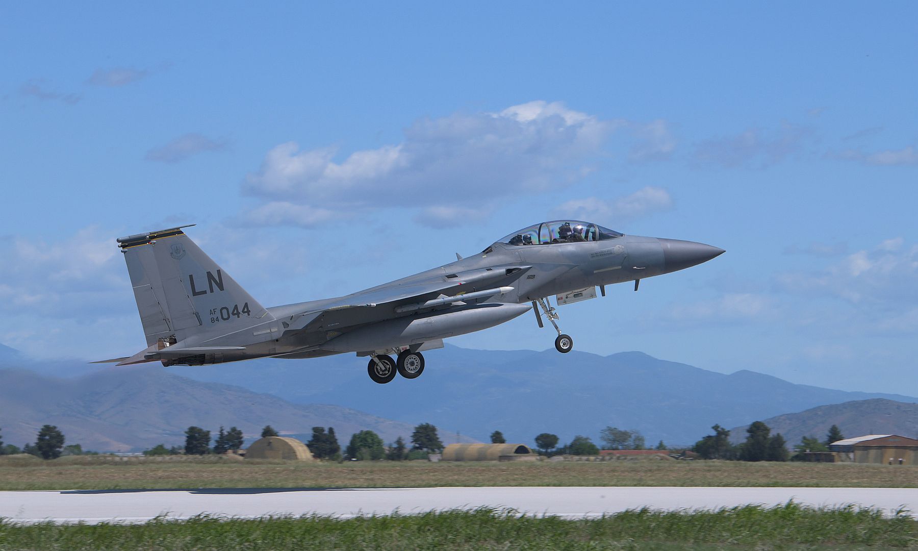 15D Eagle Assigned To The 493rd Fighter Squadron Takes Off During Exercise Astral Knight 21