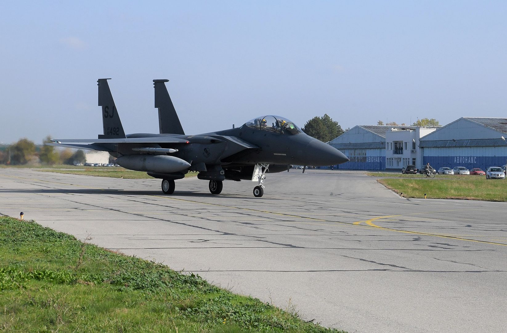 15E Strike Eagle Assigned To The 336th Fighter Squadron 4th Fighter Wing Seymour Johnson Air Force Base North Carolina