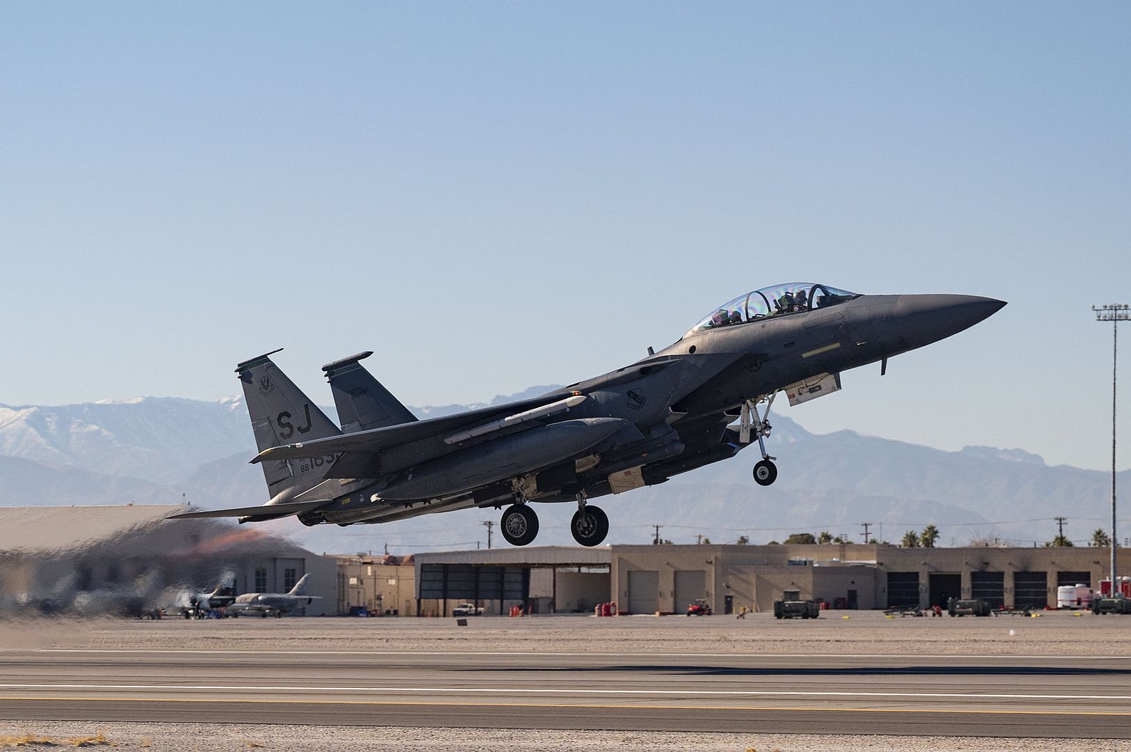 1 At Nellis Air Force Base