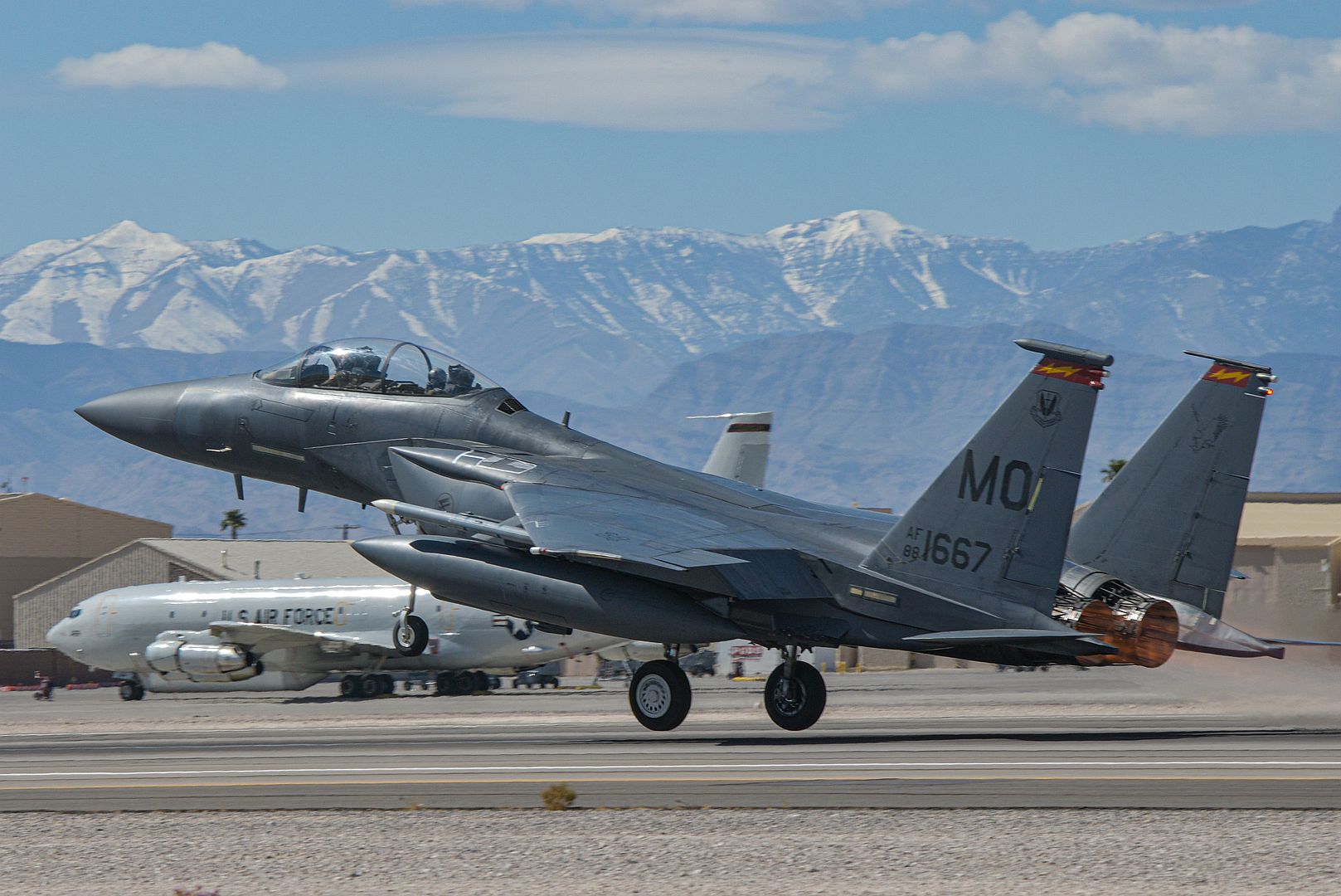 15E Strike Eagle From The 389th Fighter Squadron Mountain Home Air Force Base Idaho