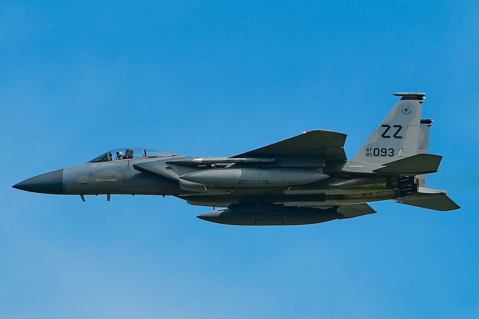 15 Eagle Assigned To The 44th Fighter Squadron Flies Over Kadena Air Base Japan June 4 2021