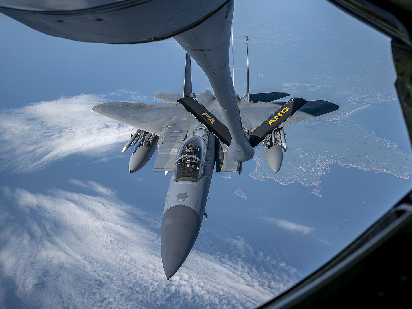 135 Stratotanker Aircraft During North American Air Defense Command Exercise AMALGAM HAWK Conducted On Wednesday May 26 2021