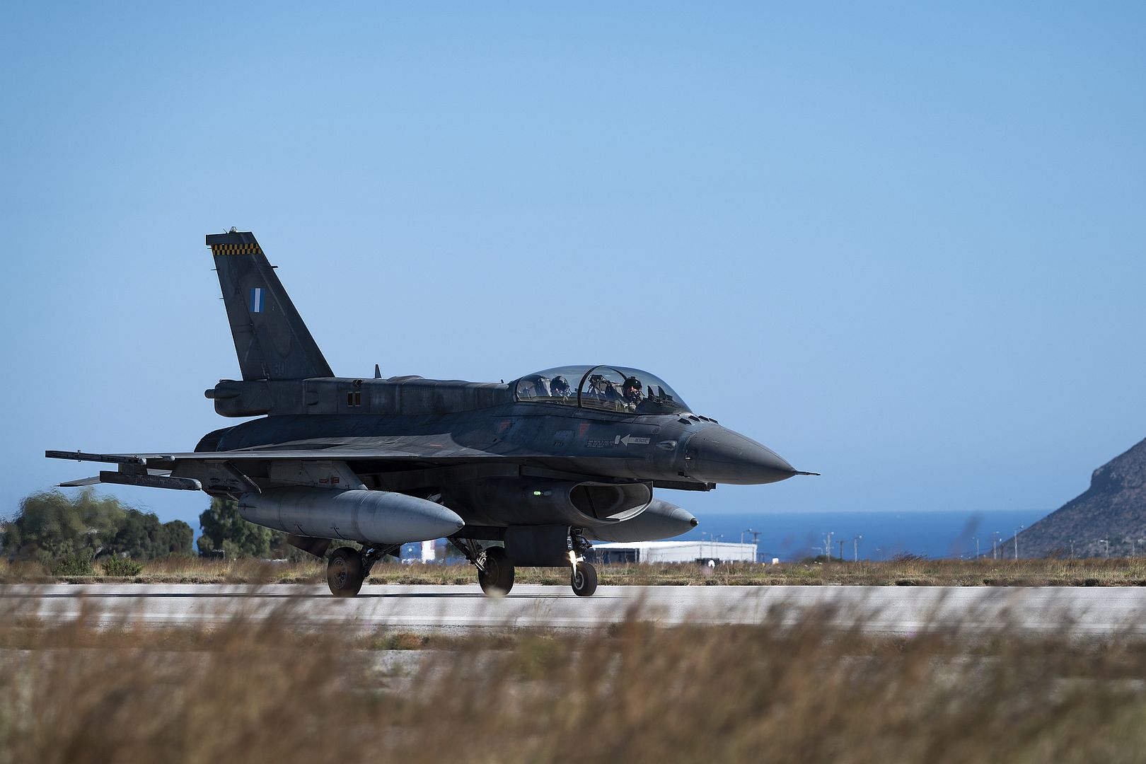 16D Fighting Falcon Taxis Prior To Take Off During Exercise Poseidon S Rage At Souda Bay Greece May 31 2021