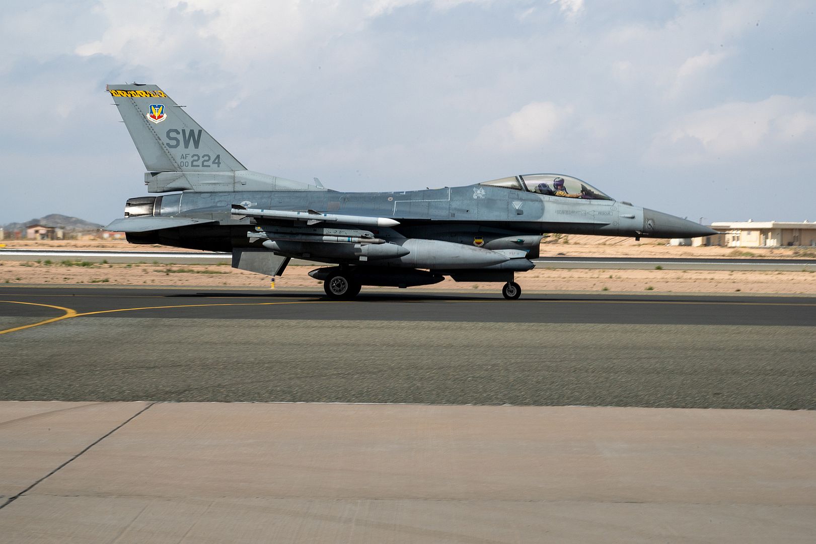 16 Fighting Falcon Aircraft Currently Assigned To The 77th Expeditionary Fighter Squadron Arrives At King Fahad Air Base Kingdom Of Saudi Arabia 16 Fighting Falcon Aircraft Currently Assigned To The 77th Expeditionary Fighter Squadron Arrives At King Fahad Air Base Kingdom Of Saudi Arabia