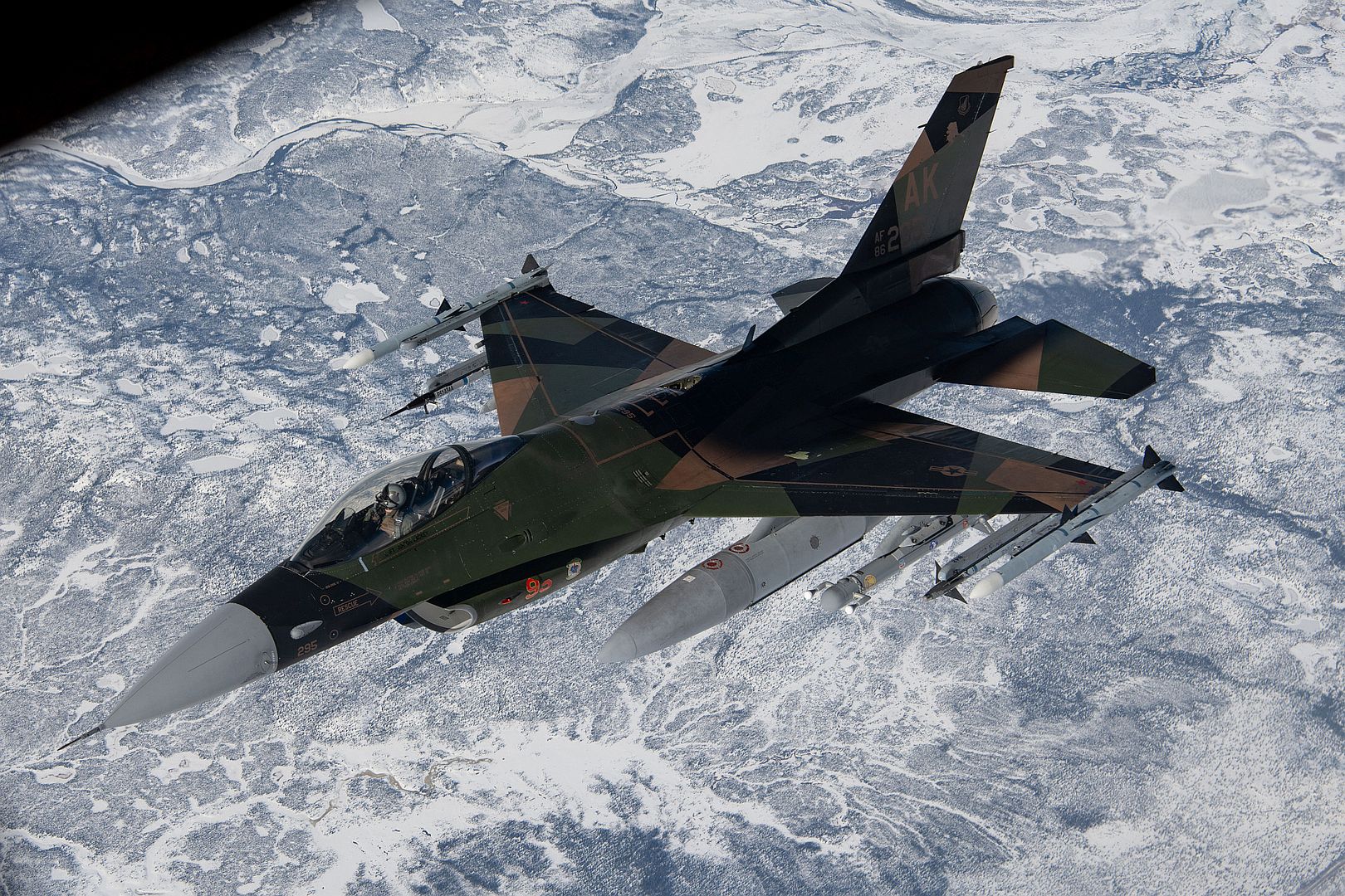 16 Fighting Falcon Assigned To The 18th Aggressor Squadron Eielson Air Force Base Alaska 