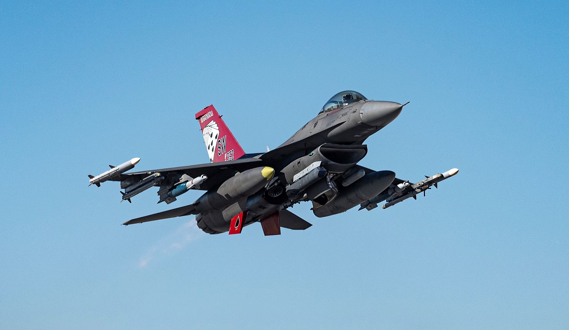 16 Fighting Falcon Assigned To The 77th Fighter Squadron Shaw Air Force Base South Carolina Takes Off For A Training Mission Over The Nevada Test And Training Range 16 Fighting Falcon Assigned To The 77th Fighter Squadron Shaw Air Force Base South Carolina Takes Off For A Training Mission Over The Nevada Test And Training Range