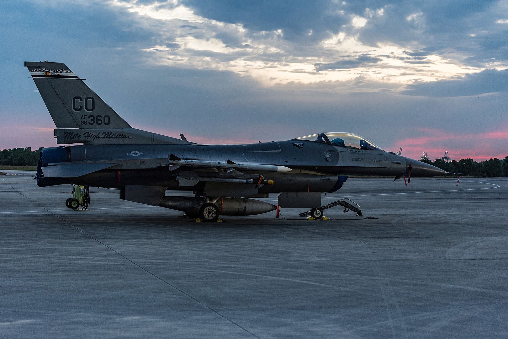 16 Aircraft From Colorado Air National Guard S 140th Fighter Wing Awaits Departure Air Dominance Center During Sentry Savannah 2021