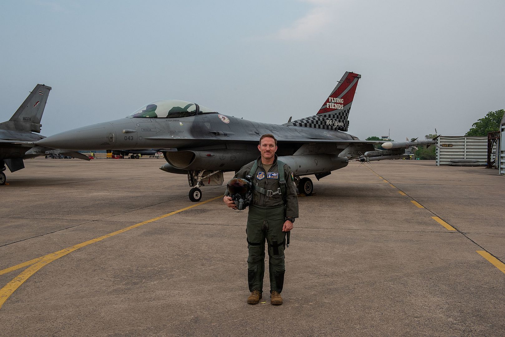 16 Fighting Falcon Assigned To The 36th Fighter Squadron From Osan Air Base Republic Of Korea At Korat Royal Thai Air Base Kingdom Of Thailand