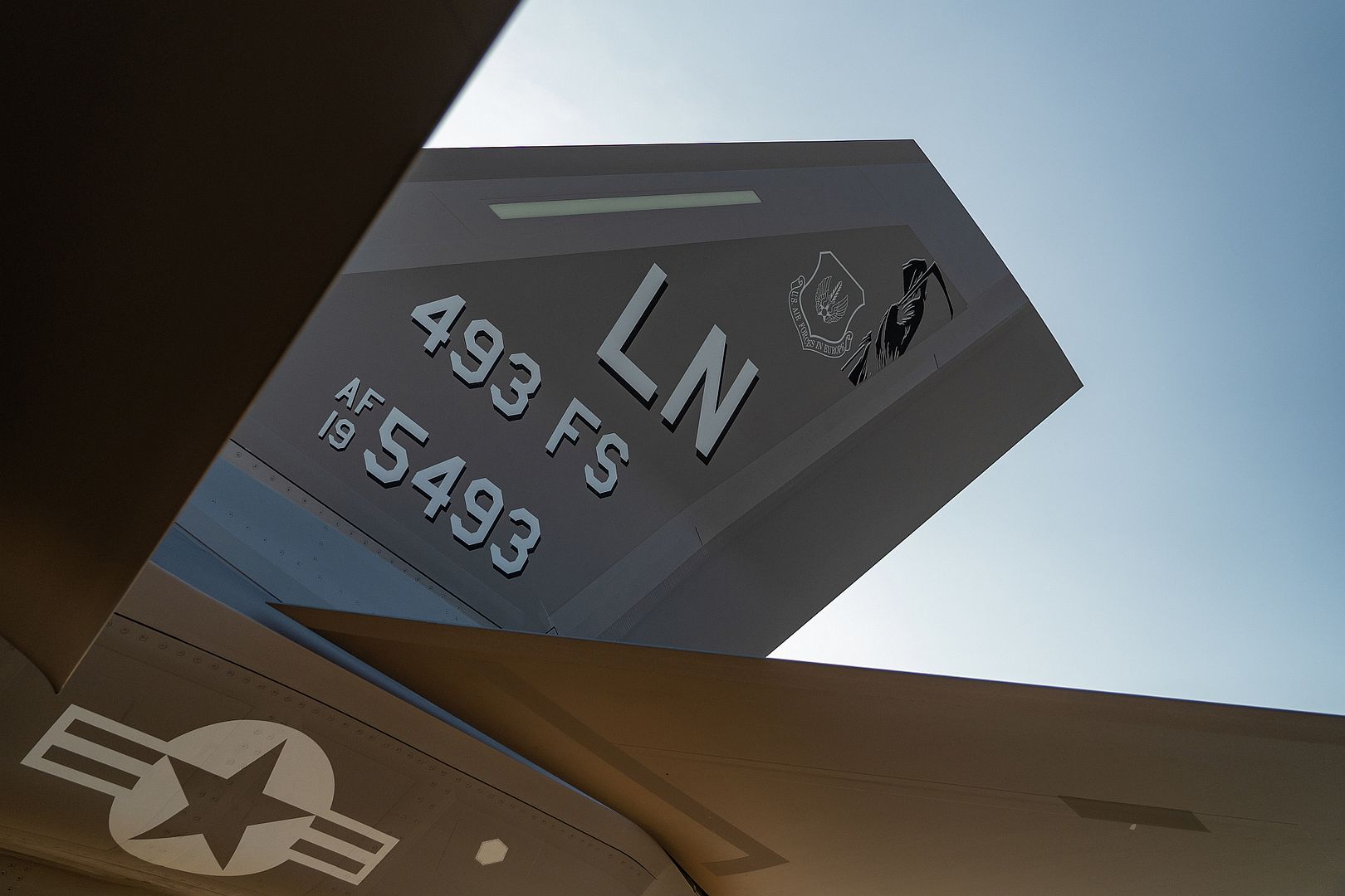 35A Lightning II Assigned To The 493rd Fighter Squadron Is Parked On The Flight Line Following Its Arrival At Royal Air Force Lakenheath England April 16 2022 35A Lightning II Assigned To The 493rd Fighter Squadron Is Parked On The Flight Line Following Its Arrival At Royal Air Force Lakenheath England April 16 2022