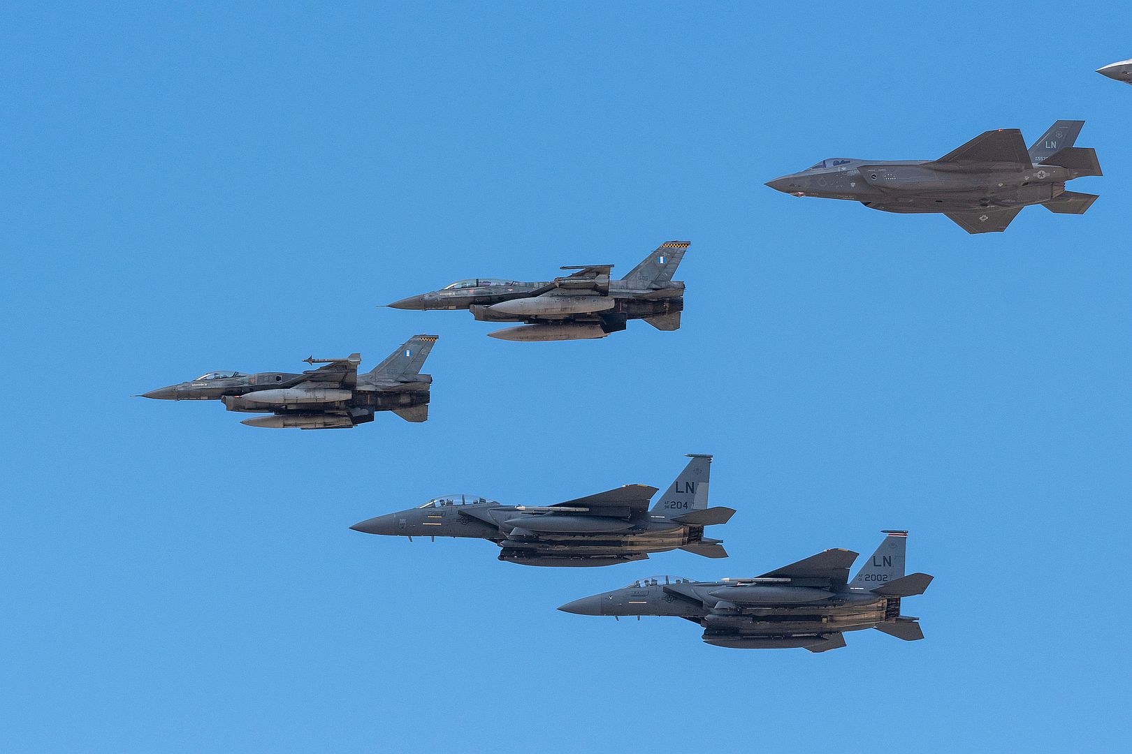 35A Lightning IIs Assigned To The 495th Fighter Squadron