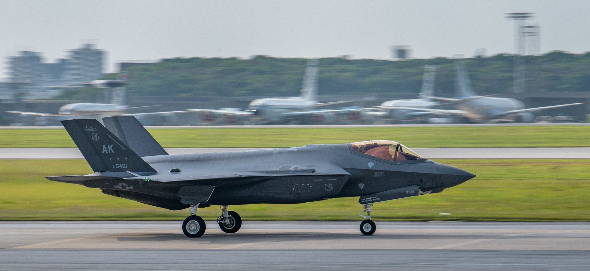 35A Lightning IIs From The 355th Fighter Squadron Eielson Air Force Base Alaska Arrived At Kadena Air Base March 28 35A Lightning IIs From The 355th Fighter Squadron Eielson Air Force Base Alaska Arrived At Kadena Air Base March 28