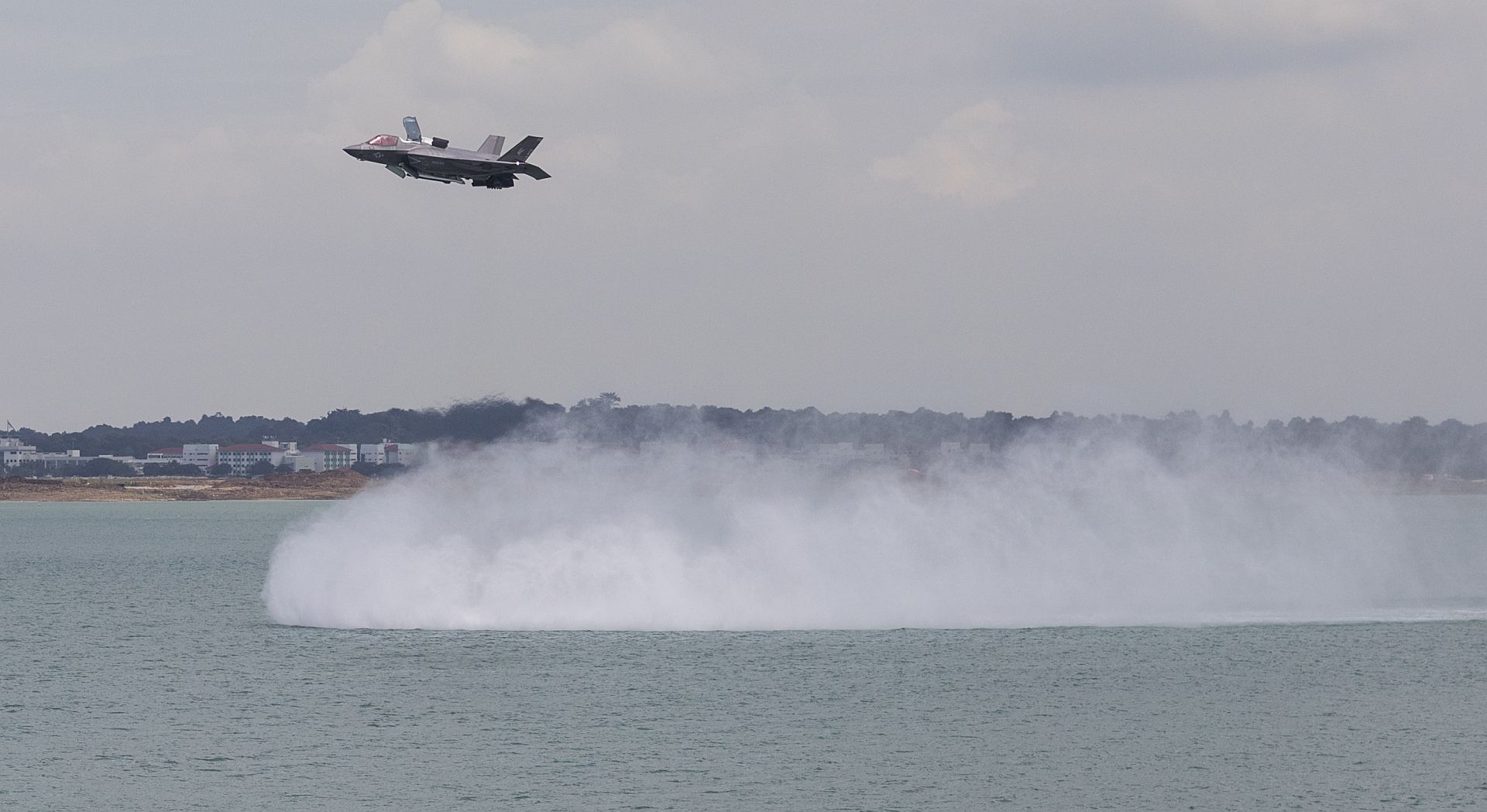 35B Lightning II With Marine Fighter Attack Squadron 242 Hovers During An Aerial Demonstration At The Singapore Airshow 2022 Near Changi Exhibition Center 35B Lightning II With Marine Fighter Attack Squadron 242 Hovers During An Aerial Demonstration At The Singapore Airshow 2022 Near Changi Exhibition Center