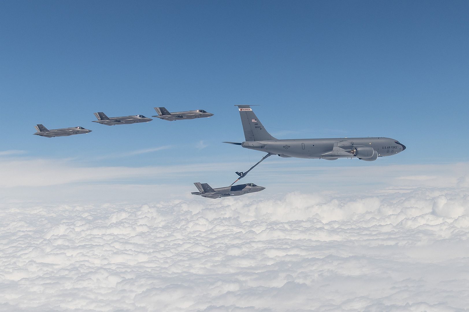 135 Stratotanker Assigned To The 128th Air Refueling Wing In Milwaukee