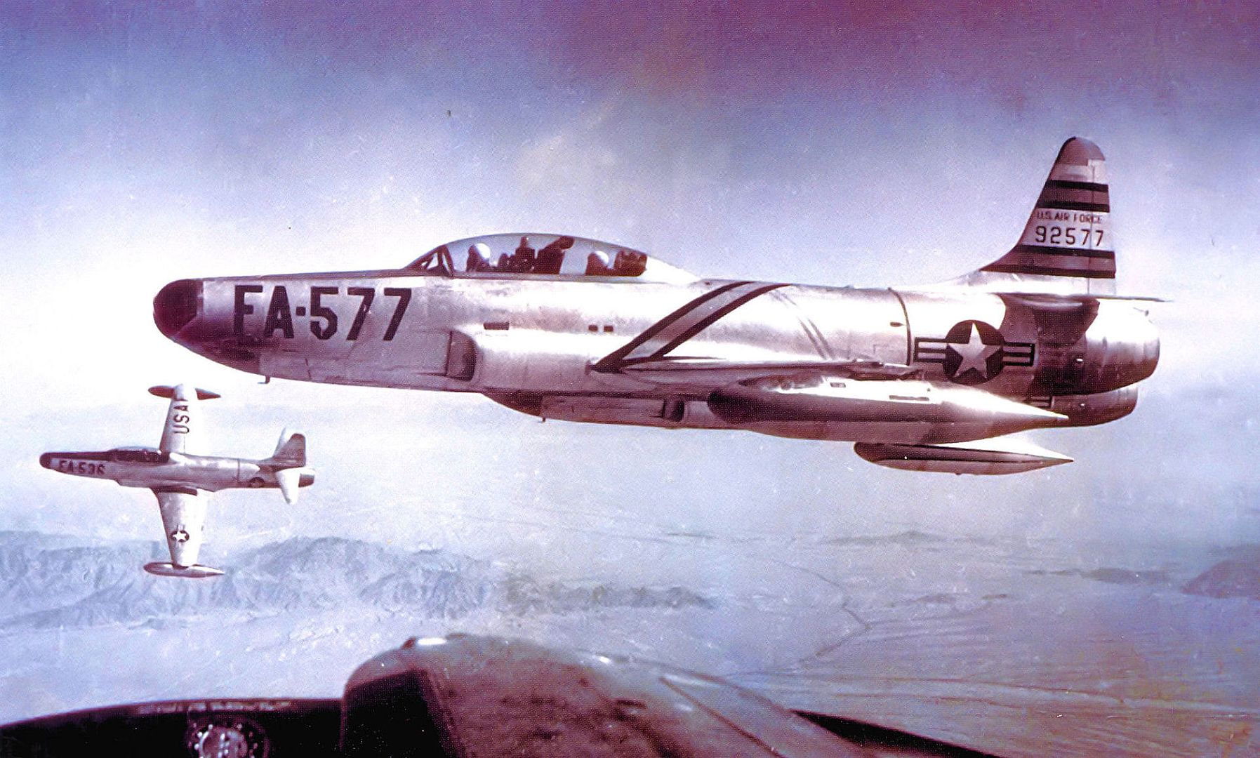 94As In Flight Over Nevada 1951