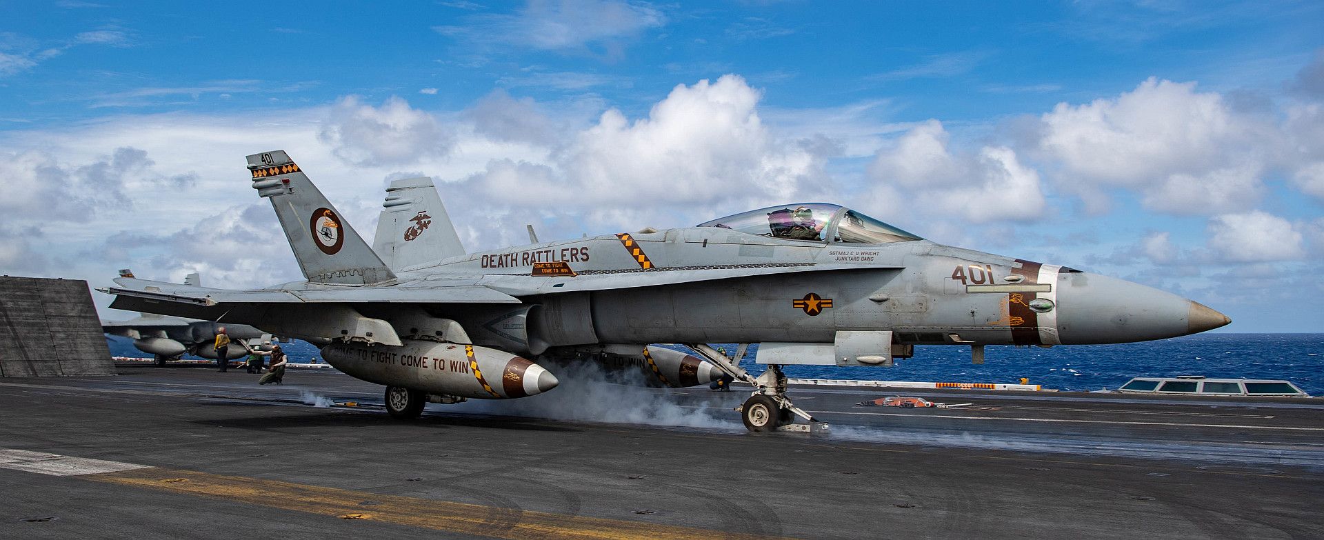  Launches Off The Flight Deck Of The USS Nimitz