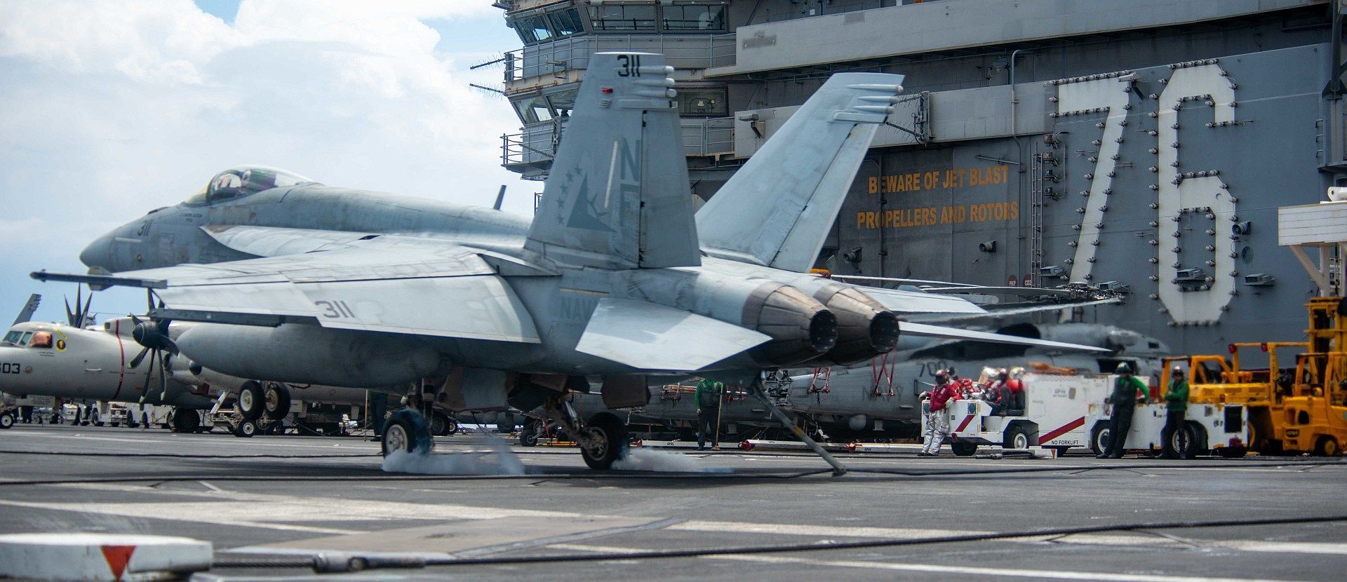 Deployed Aircraft Carrier USS Ronald Reagan Deployed Aircraft Carrier USS Ronald Reagan