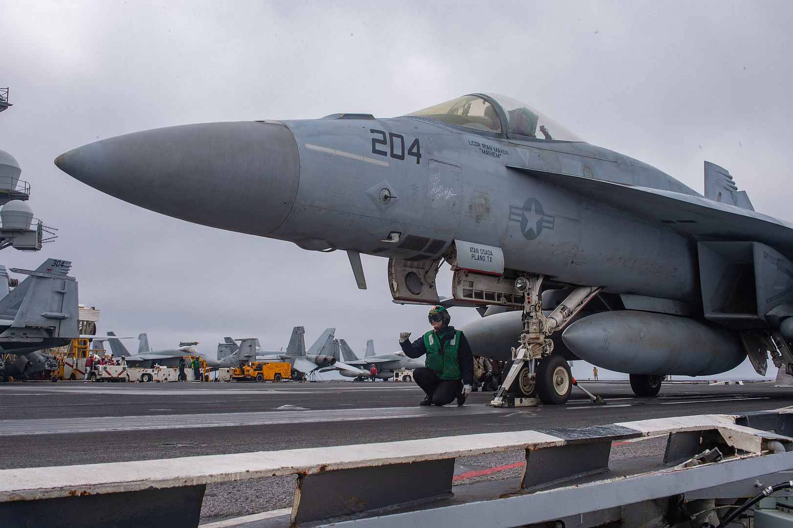 Deployed Aircraft Carrier USS Ronald Reagan