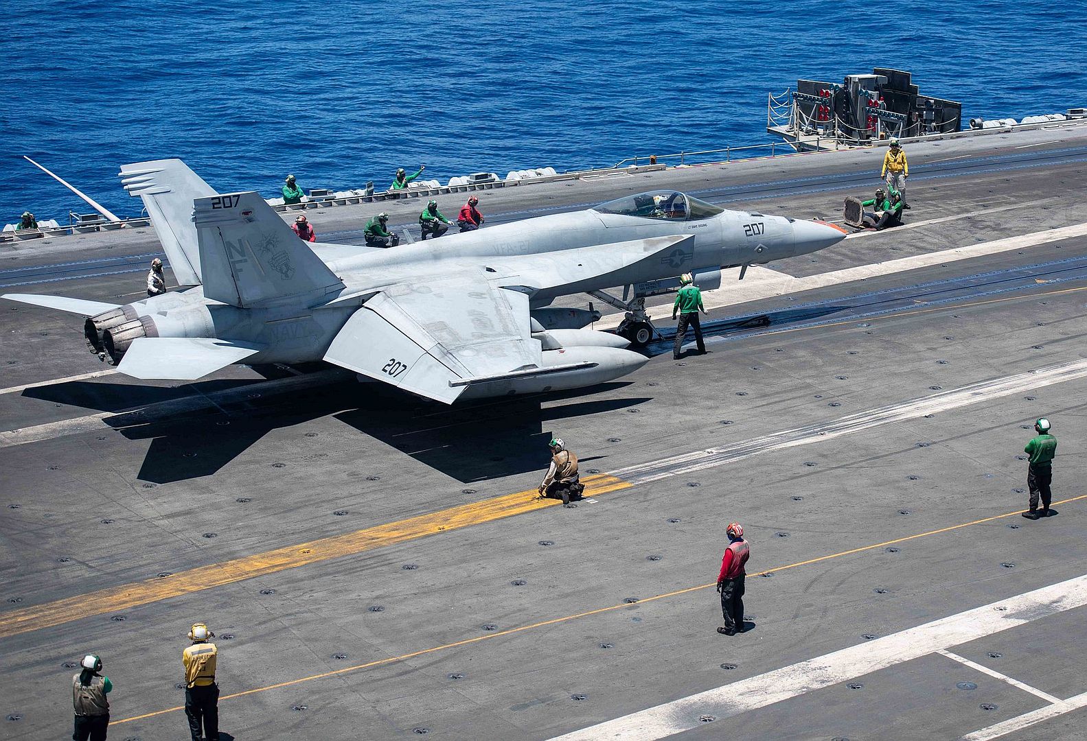 Deployed Aircraft Carrier USS Ronald Reagan Deployed Aircraft Carrier USS Ronald Reagan