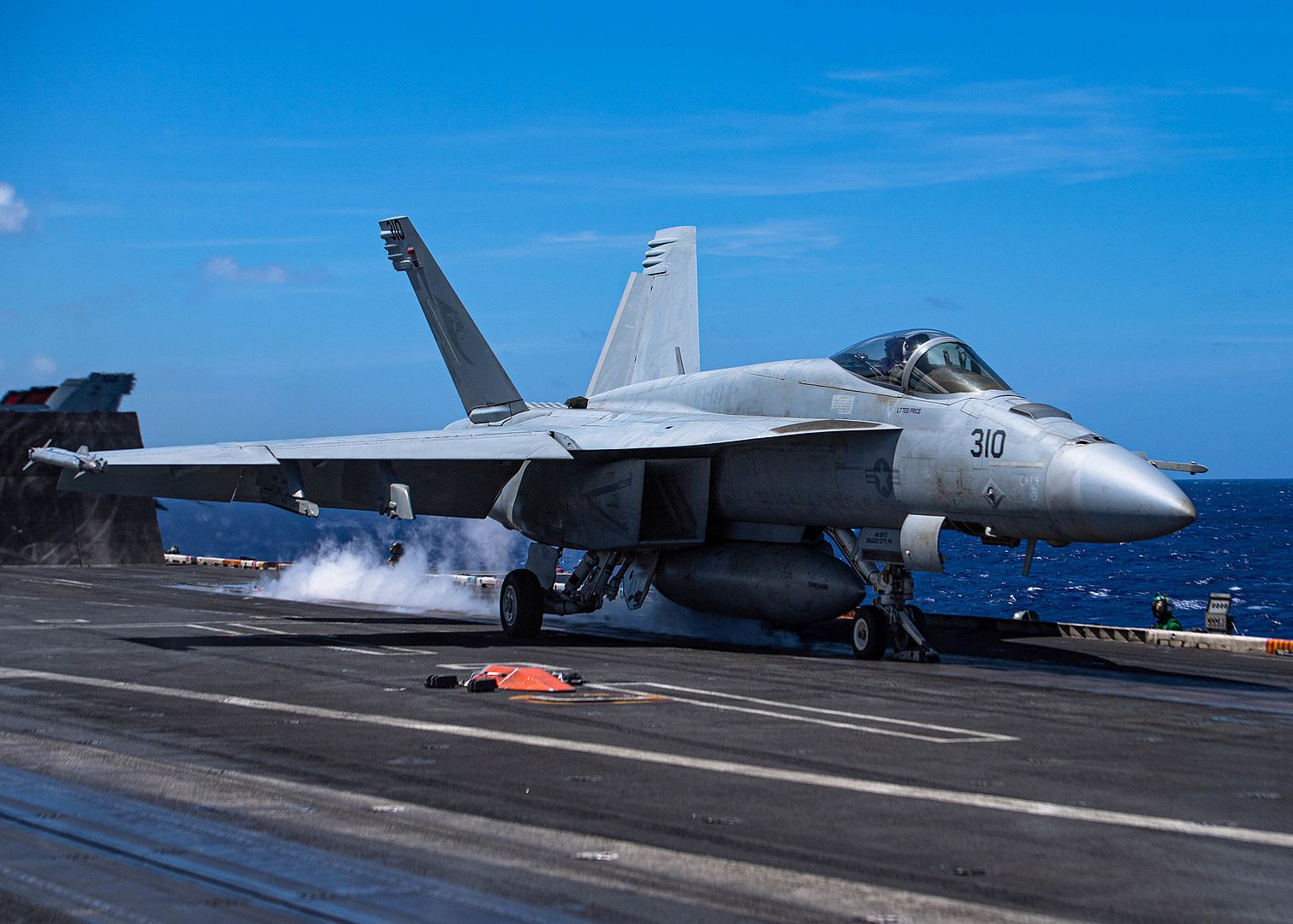  137 Launches From The Flight Deck Of The Aircraft Carrier USS Nimitz