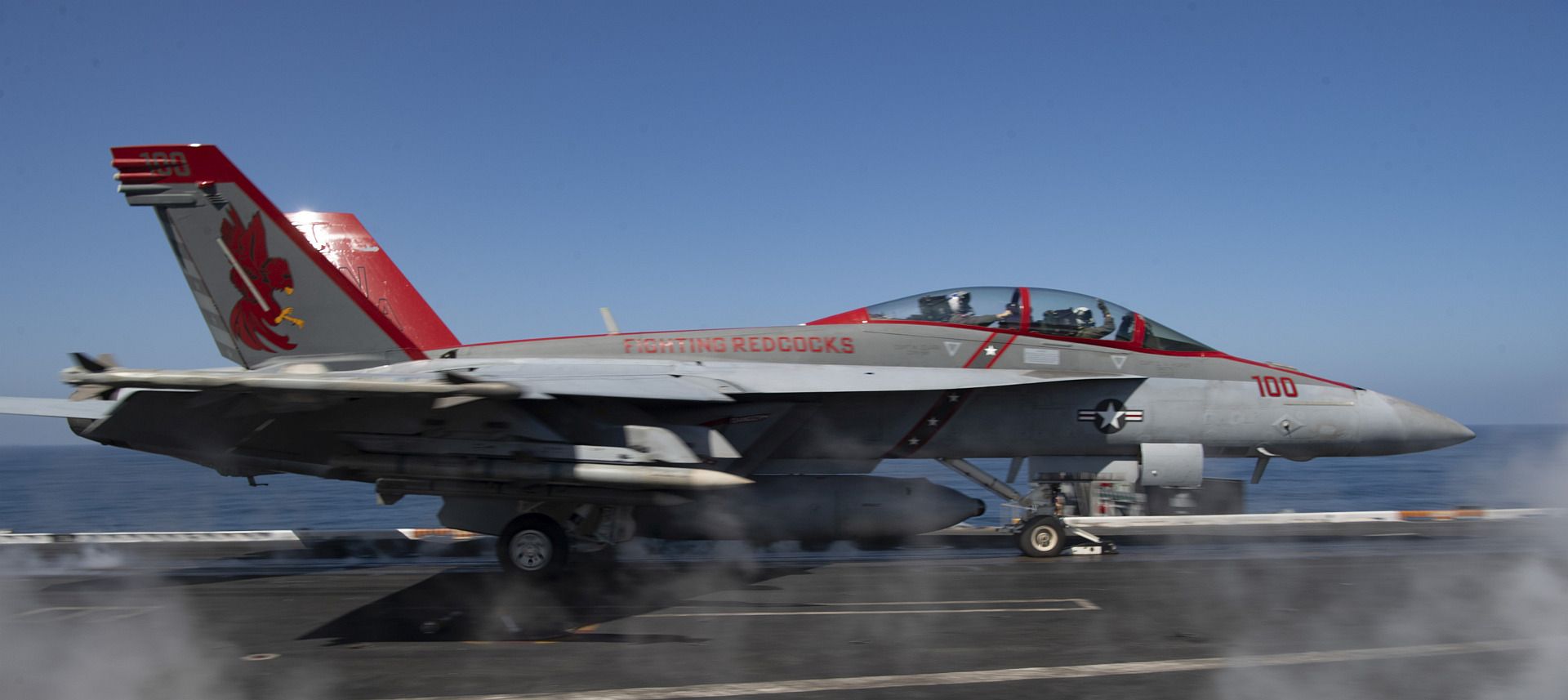  Launches Off The Flight Deck Of The Aircraft Carrier USS Nimitz