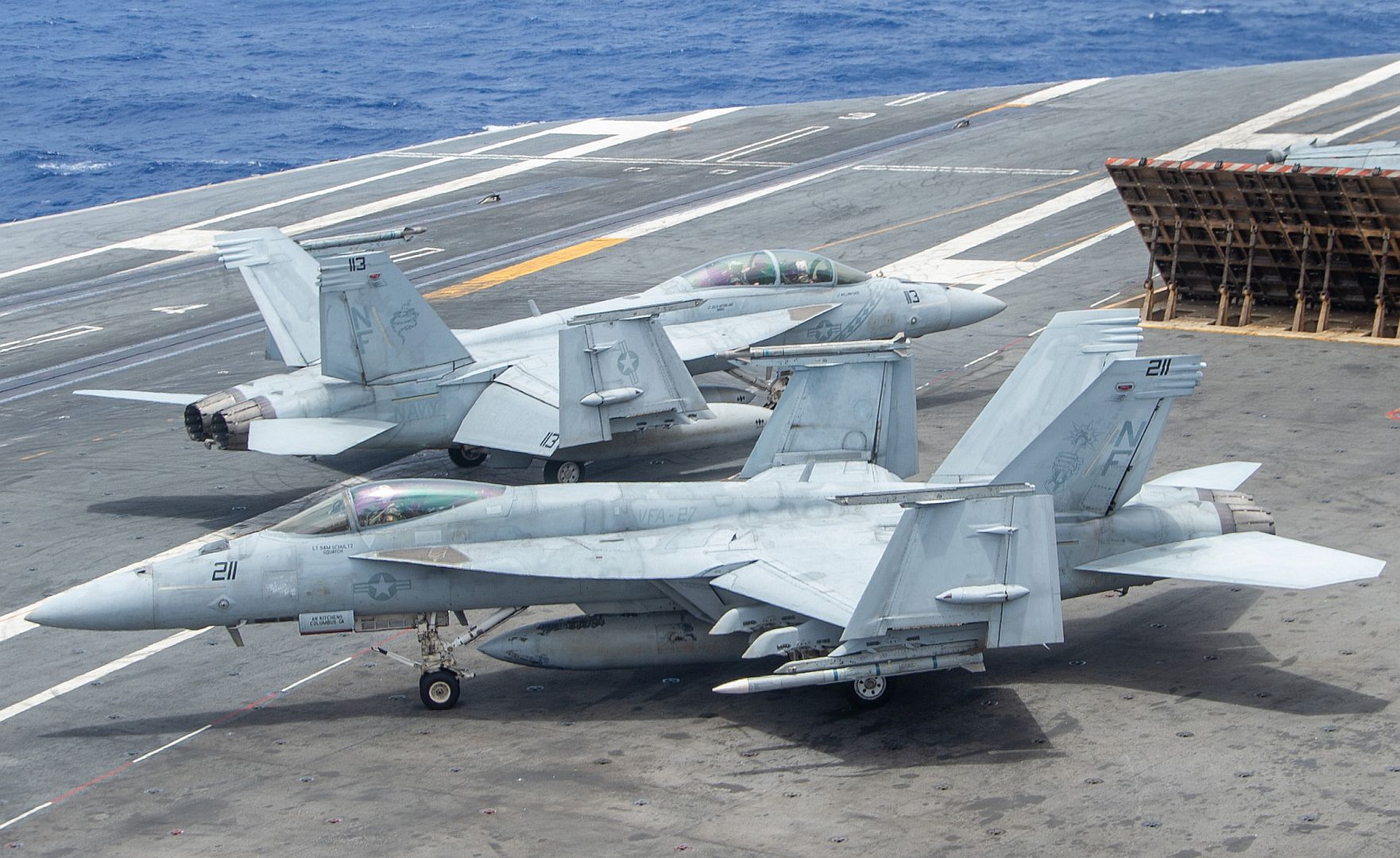 18E Super Hornet Attached To The Royal Maces Of Strike Fighter Squadron