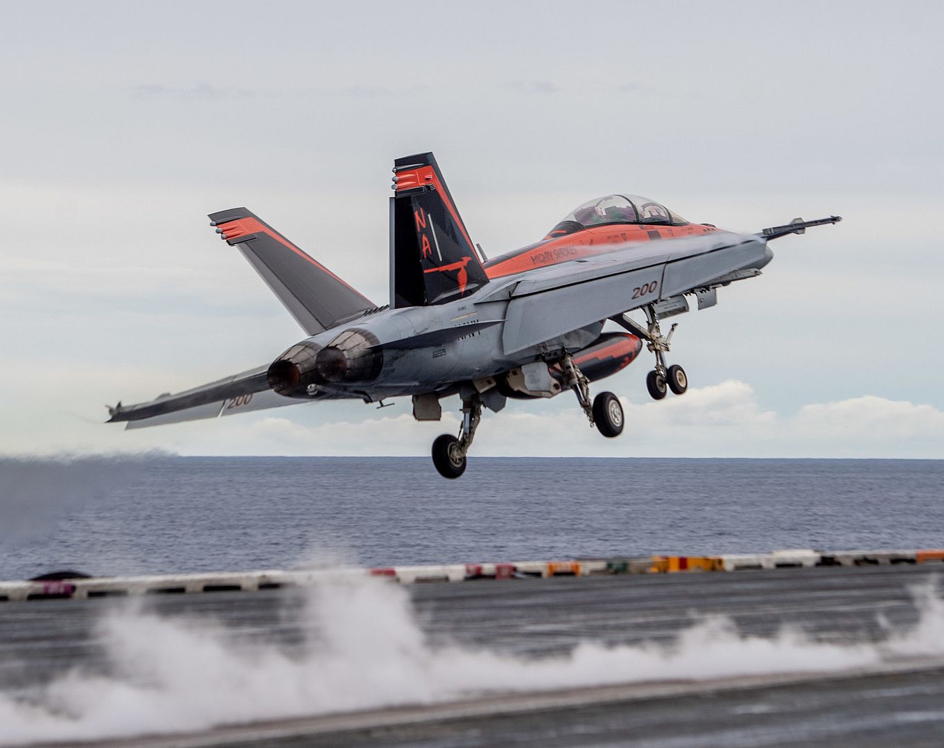  94 Launches From The Aircraft Carrier USS Nimitz