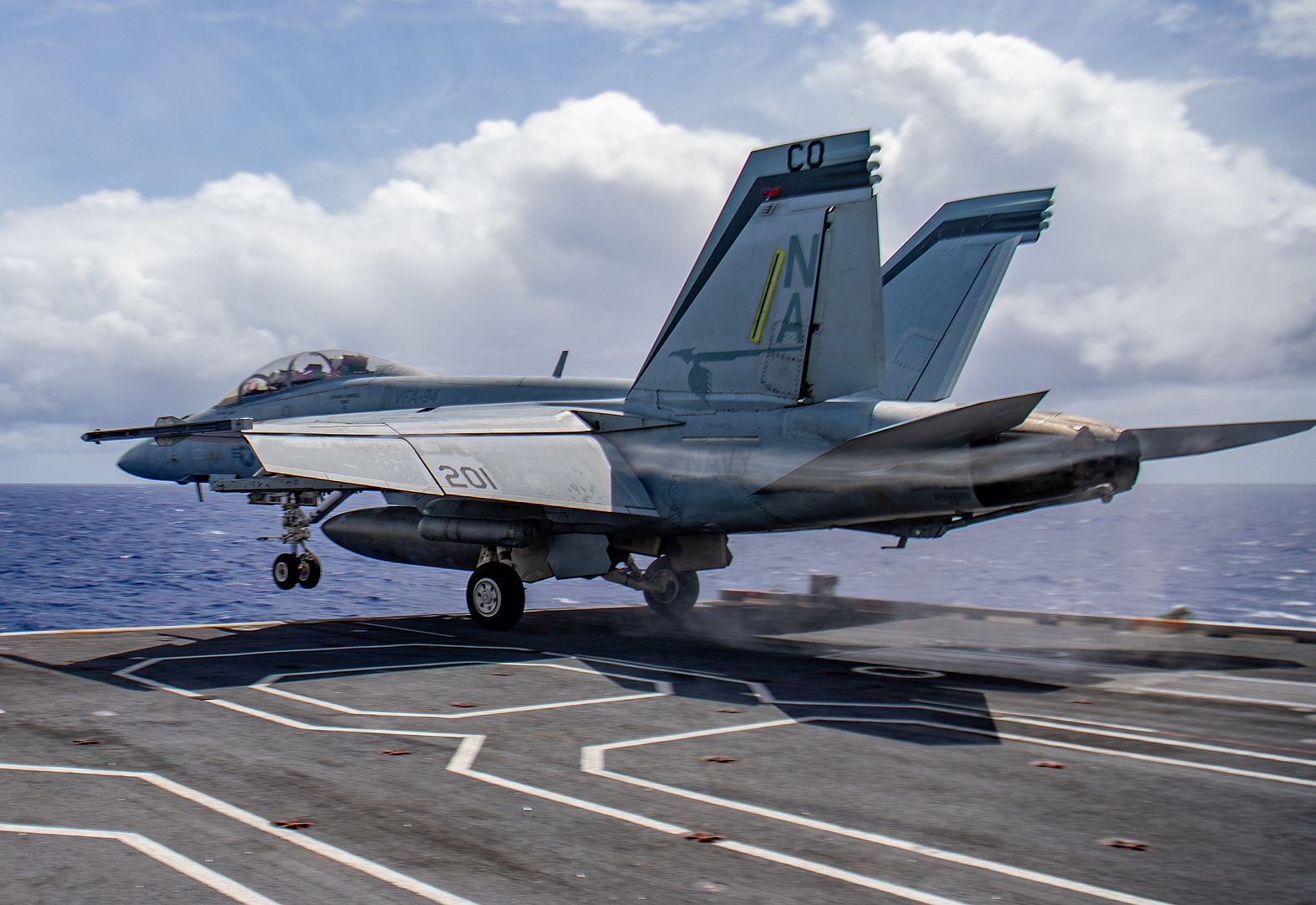  94 Launches From The Flight Deck Of The Aircraft Carrier USS Nimitz