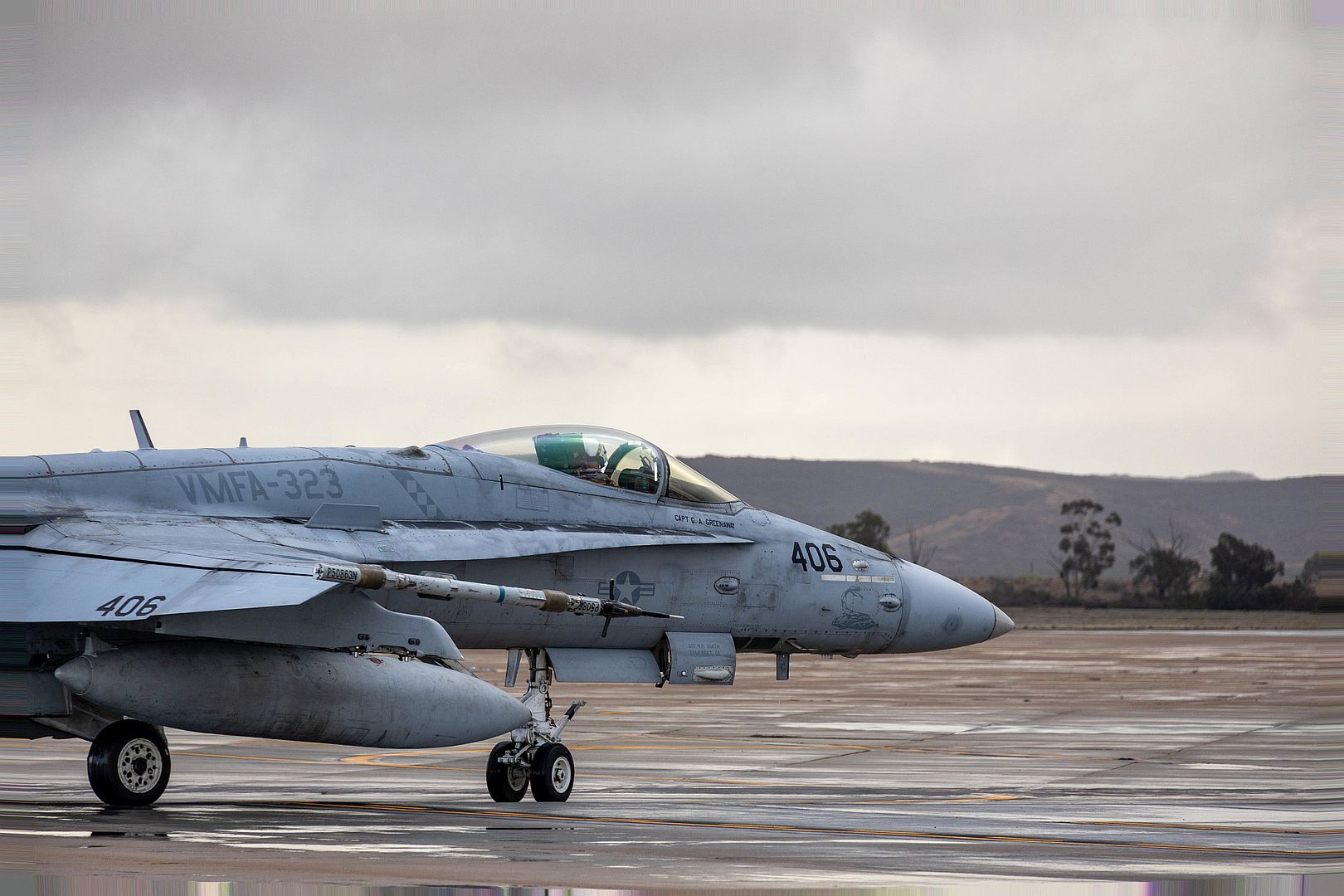 18 Hornet With Marine Fighter Attack Squadron 323 Marine Aircraft Group