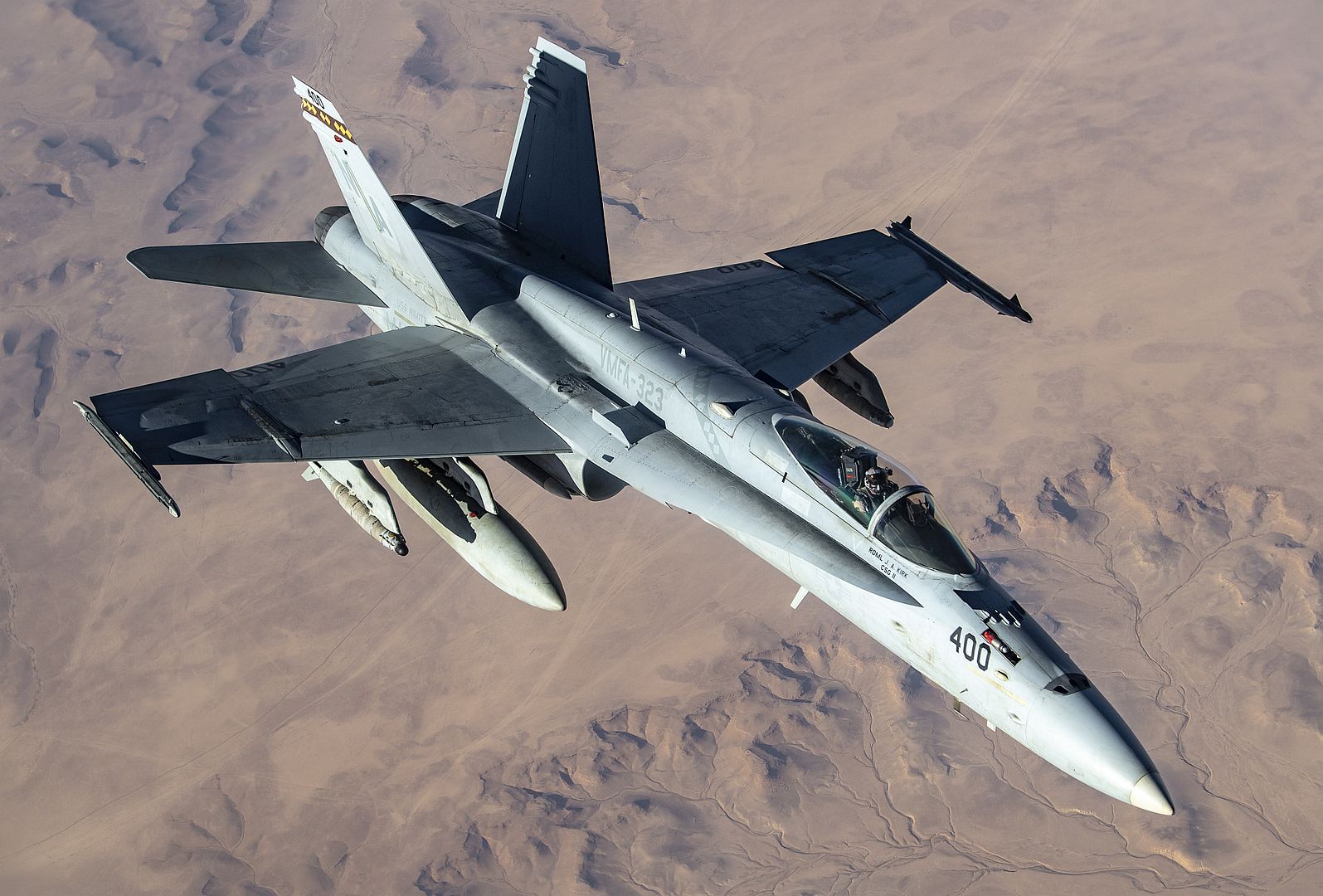 FA 18C Hornet Assigned To Carrier Air Wing 17 