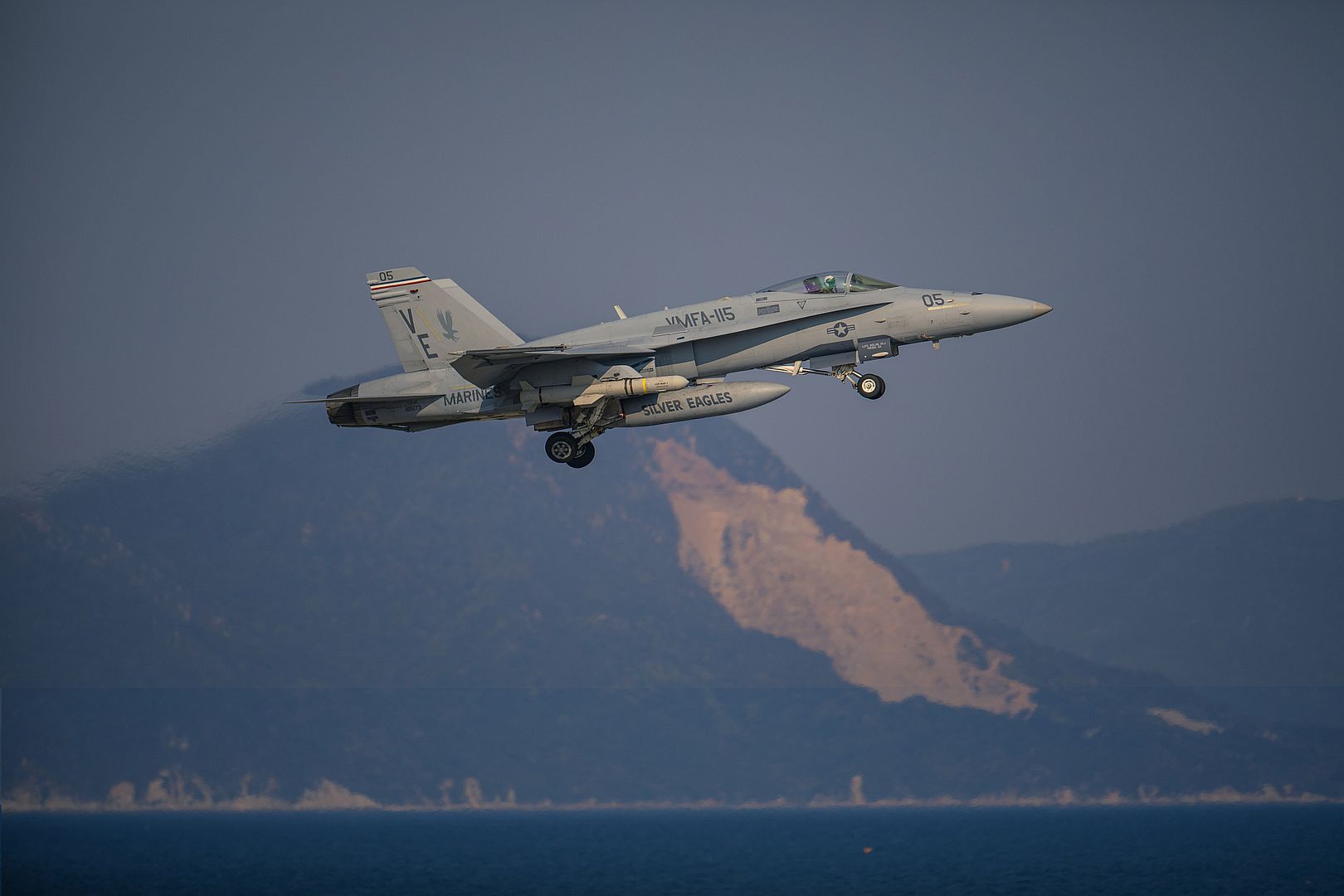 FA 18C Hornet With Marine Fighter Attack Squadron 115
