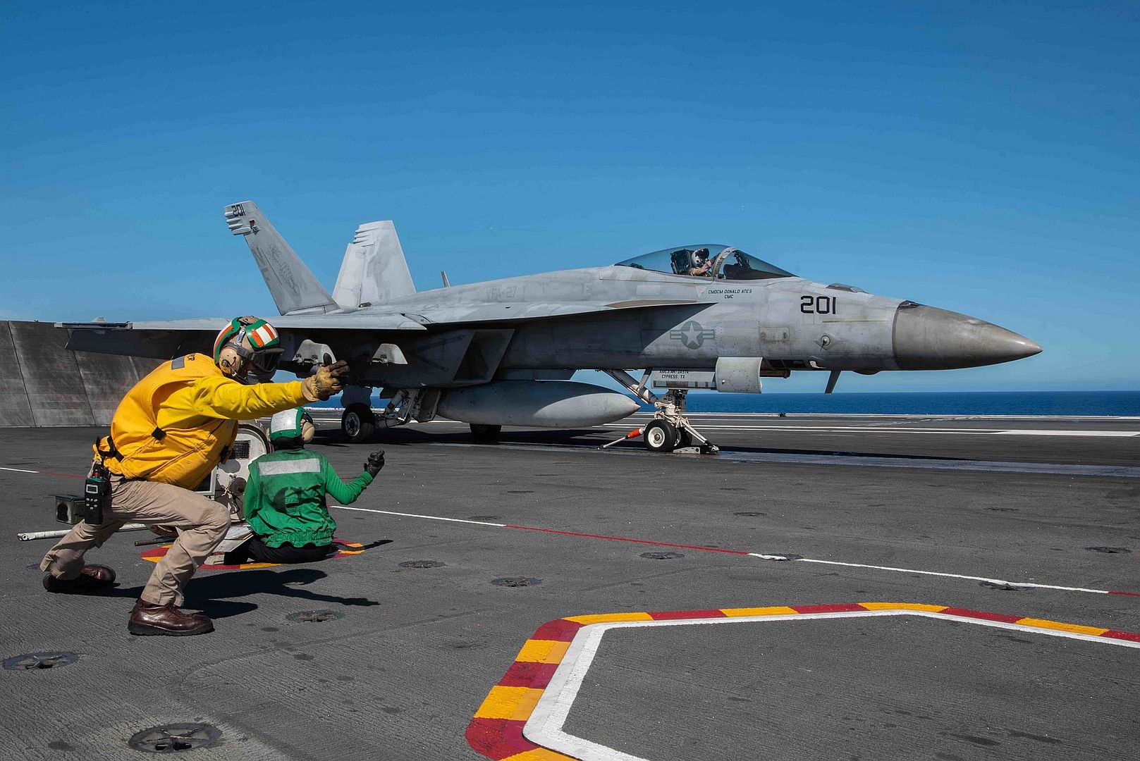 FA 18E Super Hornet Attached To Strike Fighter Squadron 27