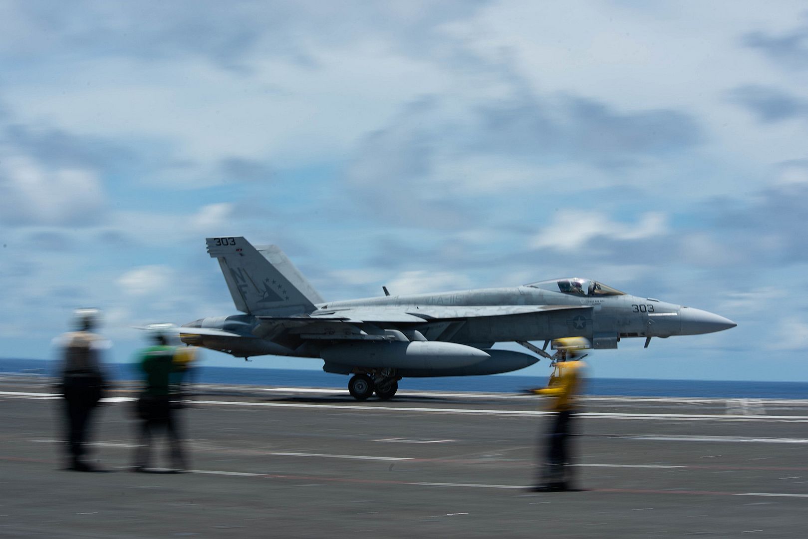 FA 18E Super Hornet Attached To The Eagles Of Strike Fighter Squadron 115