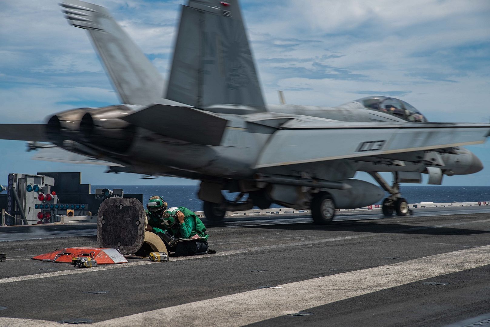 FA 18F Super Hornet Attached To The Diamondbacks Of Strike Fighter Squadron 102
