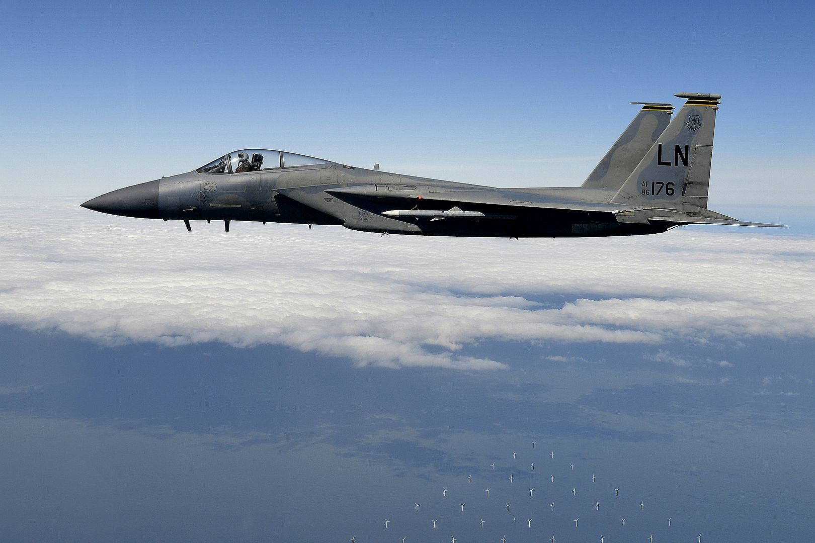 F 15C Eagle Assigned To The 493rd Fighter Squadron Conducts Aerial Operations In Support Of Exercise Point Blank 20 02 Over East Anglia May 12 2020