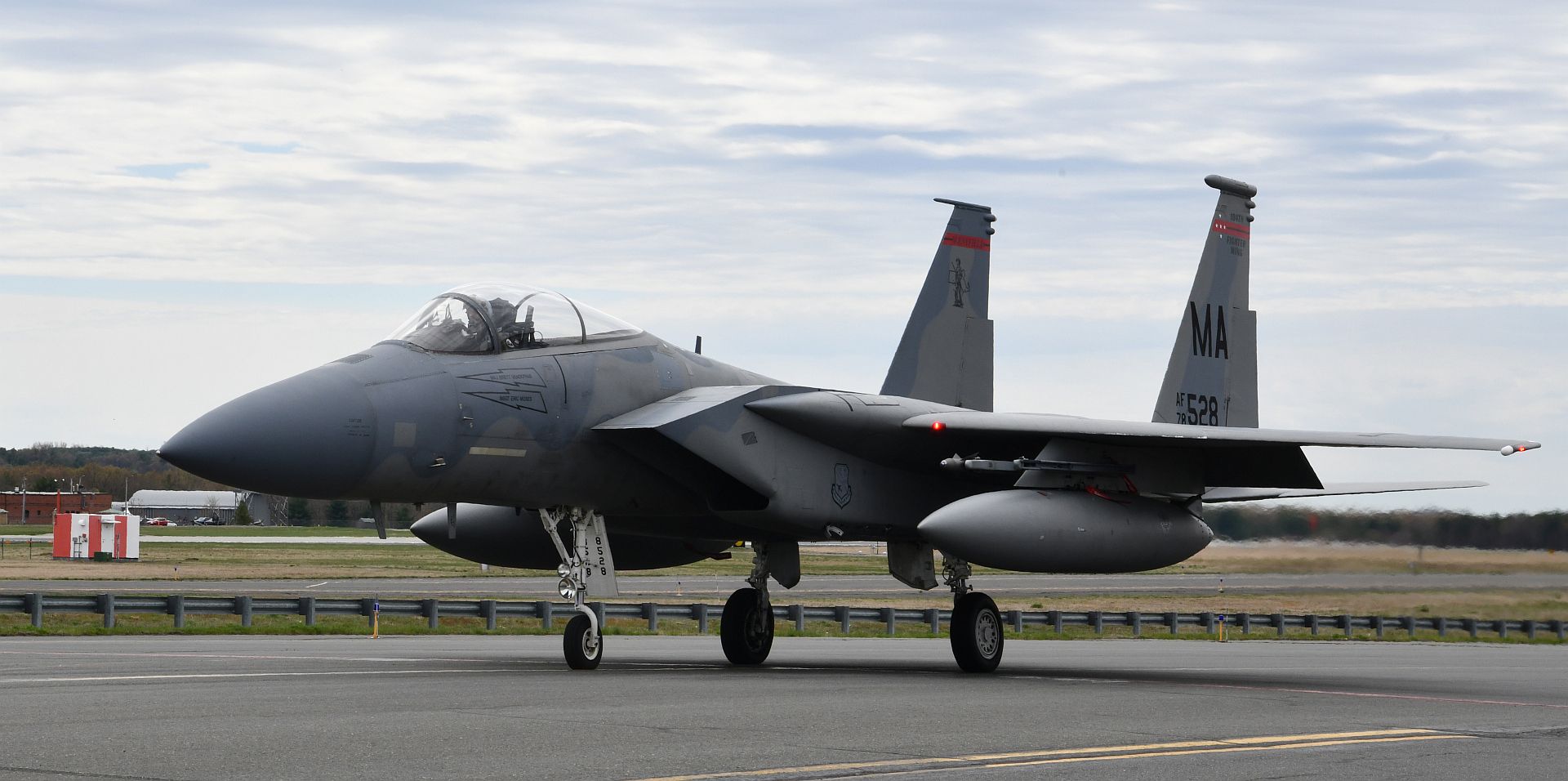 F 15 Eagles From The 104th Fighter Wing Performed A Flyover To Show Appreciation For The Medical Workers Serving On The Frontlines In Our COVID 19 Response Mission 1