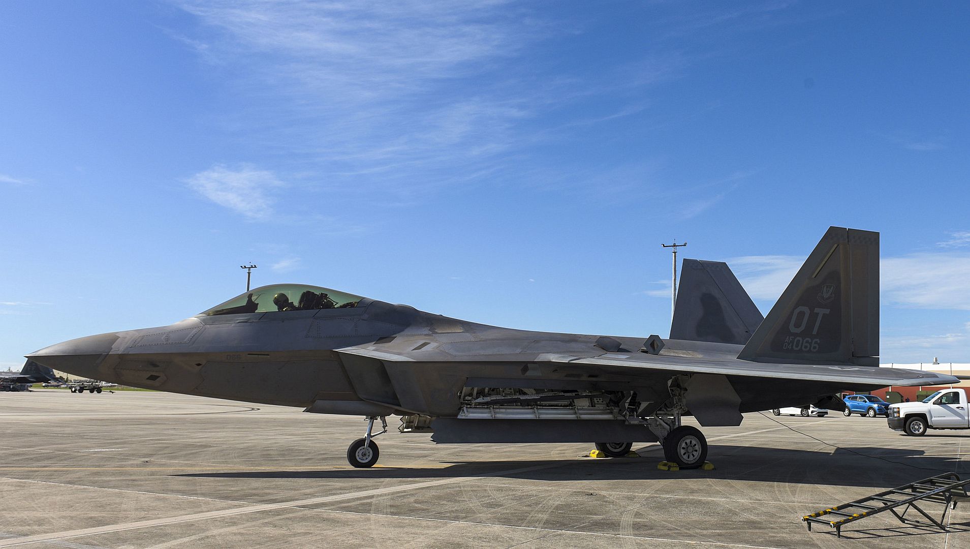 F 22 Raptor Operational Test Aircraft From Nellis Air Force Base Nevada 