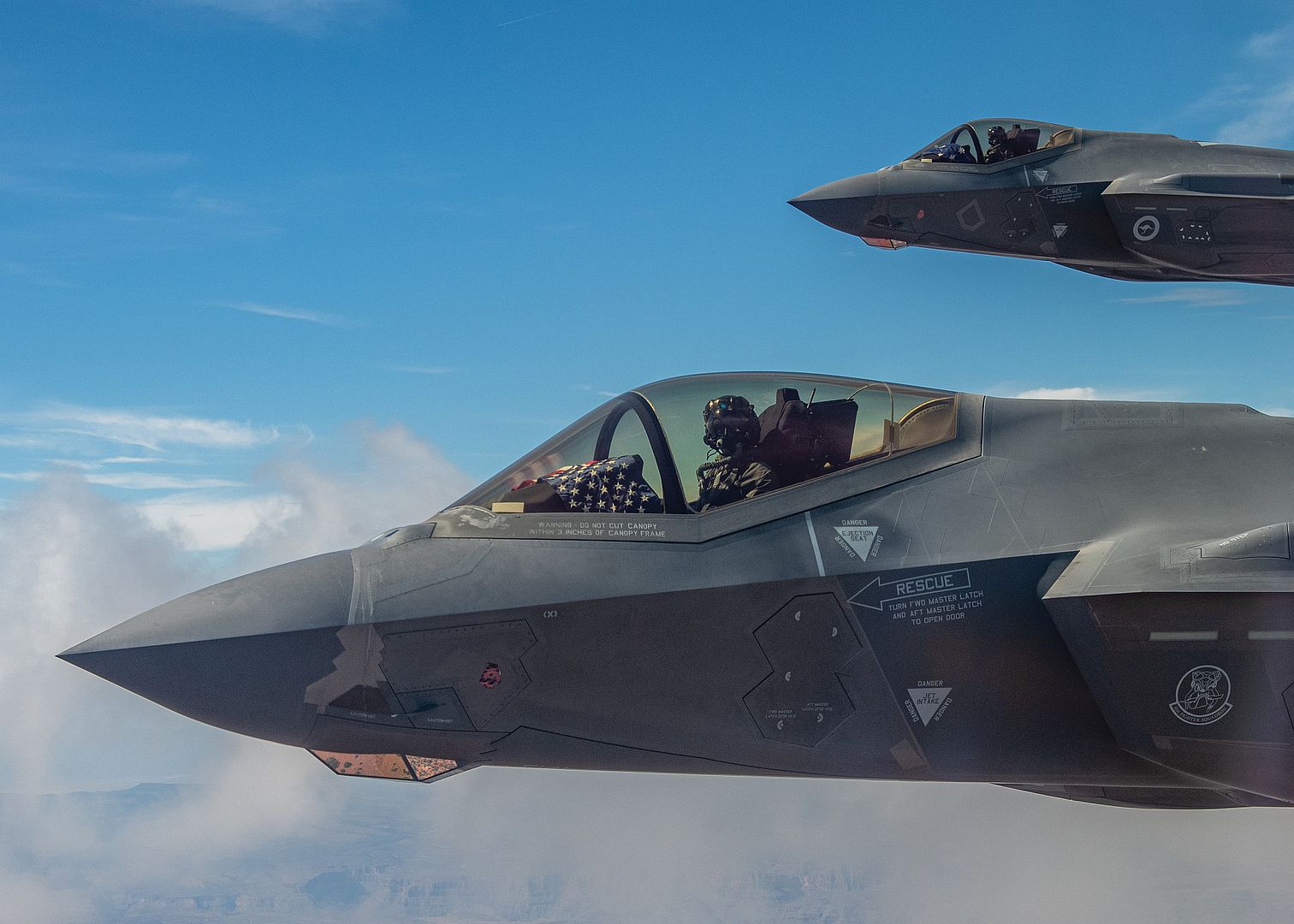 F 35A Lightning II Assigned To The 61st Fighter Squadron