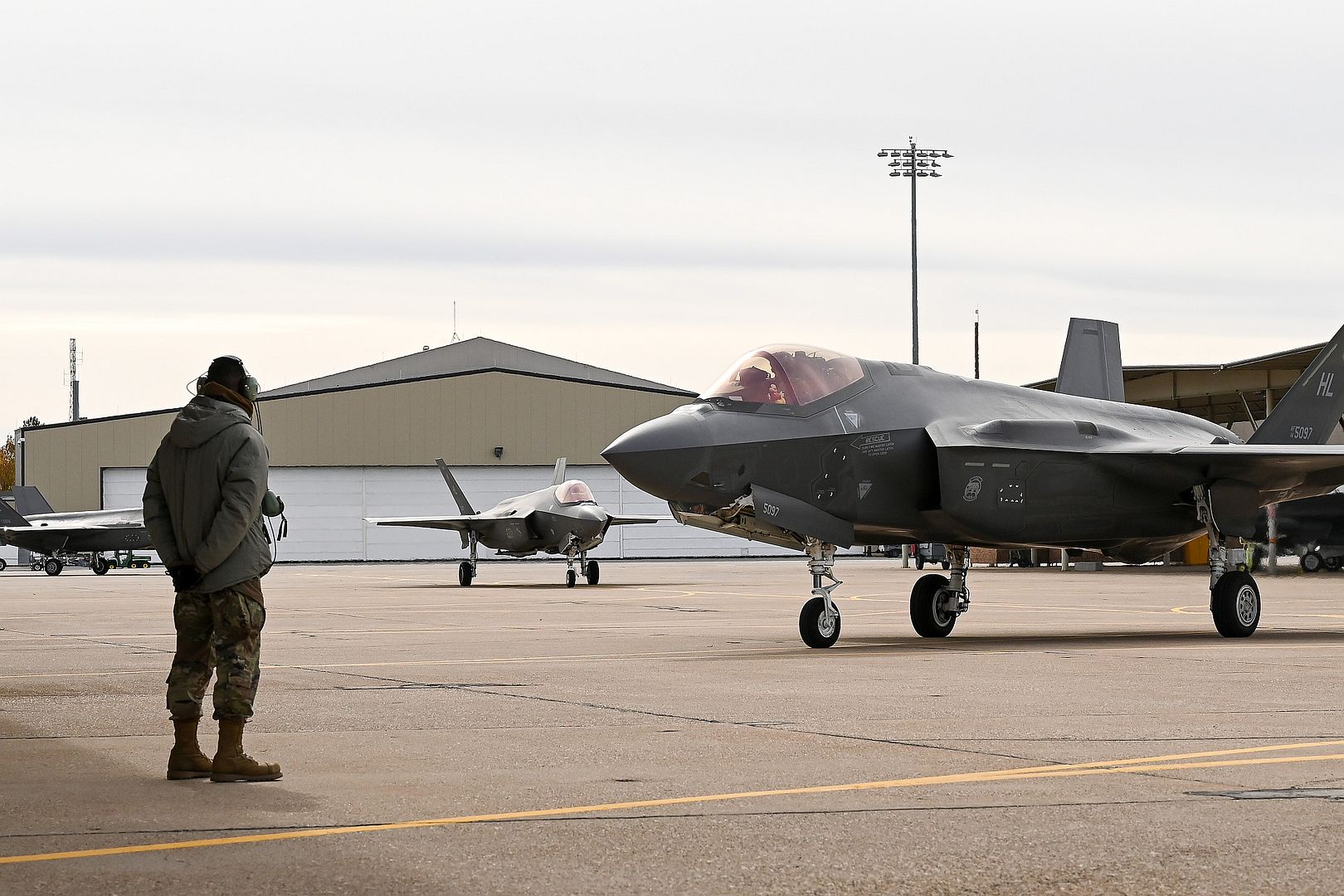 F 35A Lightning IIs Assigned To The 421st Fighter Squadron Return To Hill Air Force Base