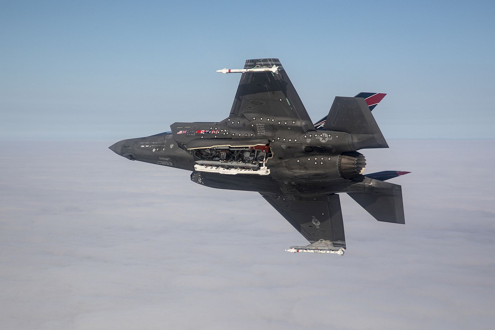 F 35A Releases Ordnance 