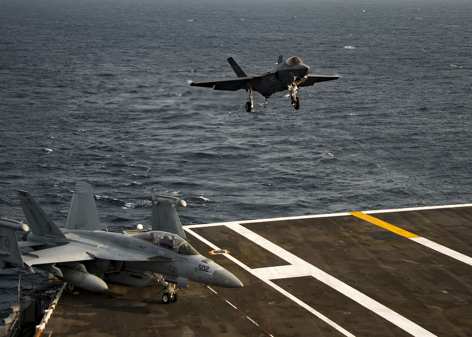 F 35C Lightning II From The Argonauts Of Strike Fighter Squadron 147 1