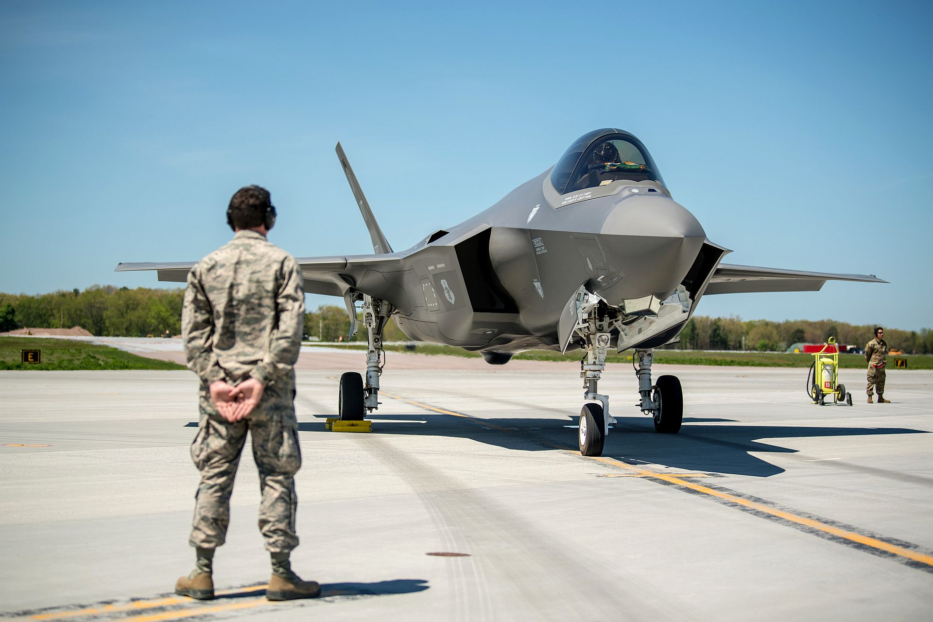 F 35 Pilot Assigned To The 158th Fighter Wing Vermont Air National Guard