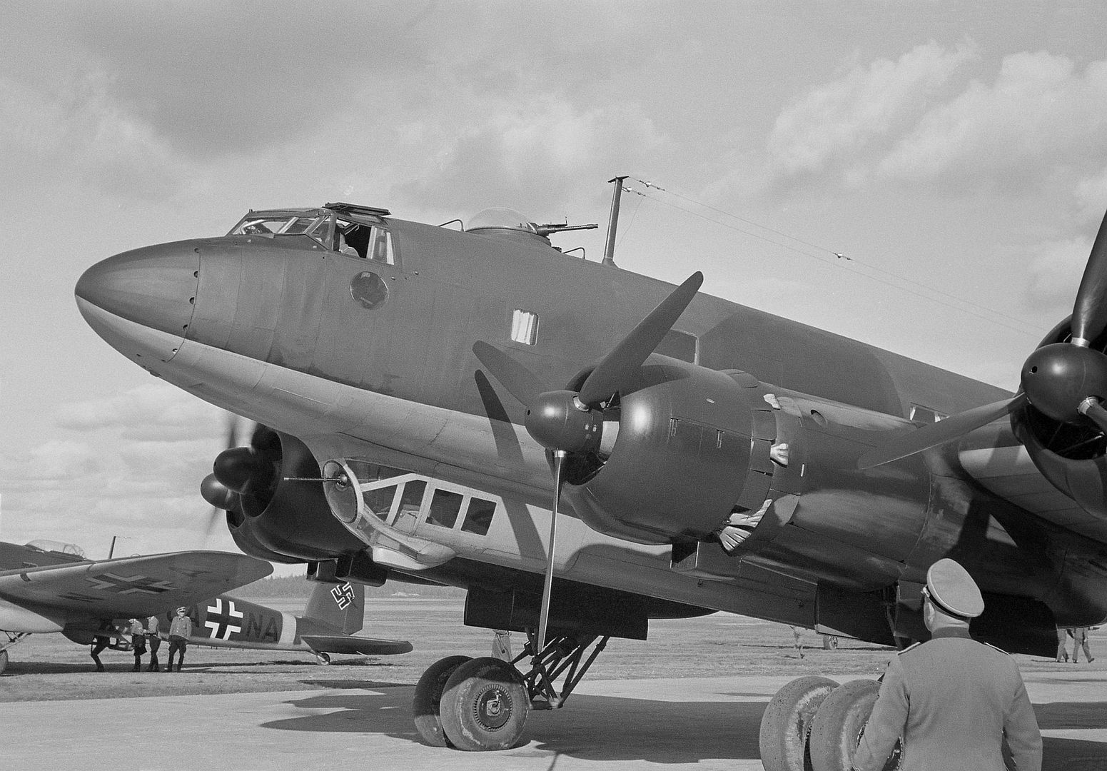 Wulf Fw 200 Condor Armed VIP Transport Arrives In Finland With Adolf Hitler On Board 1942