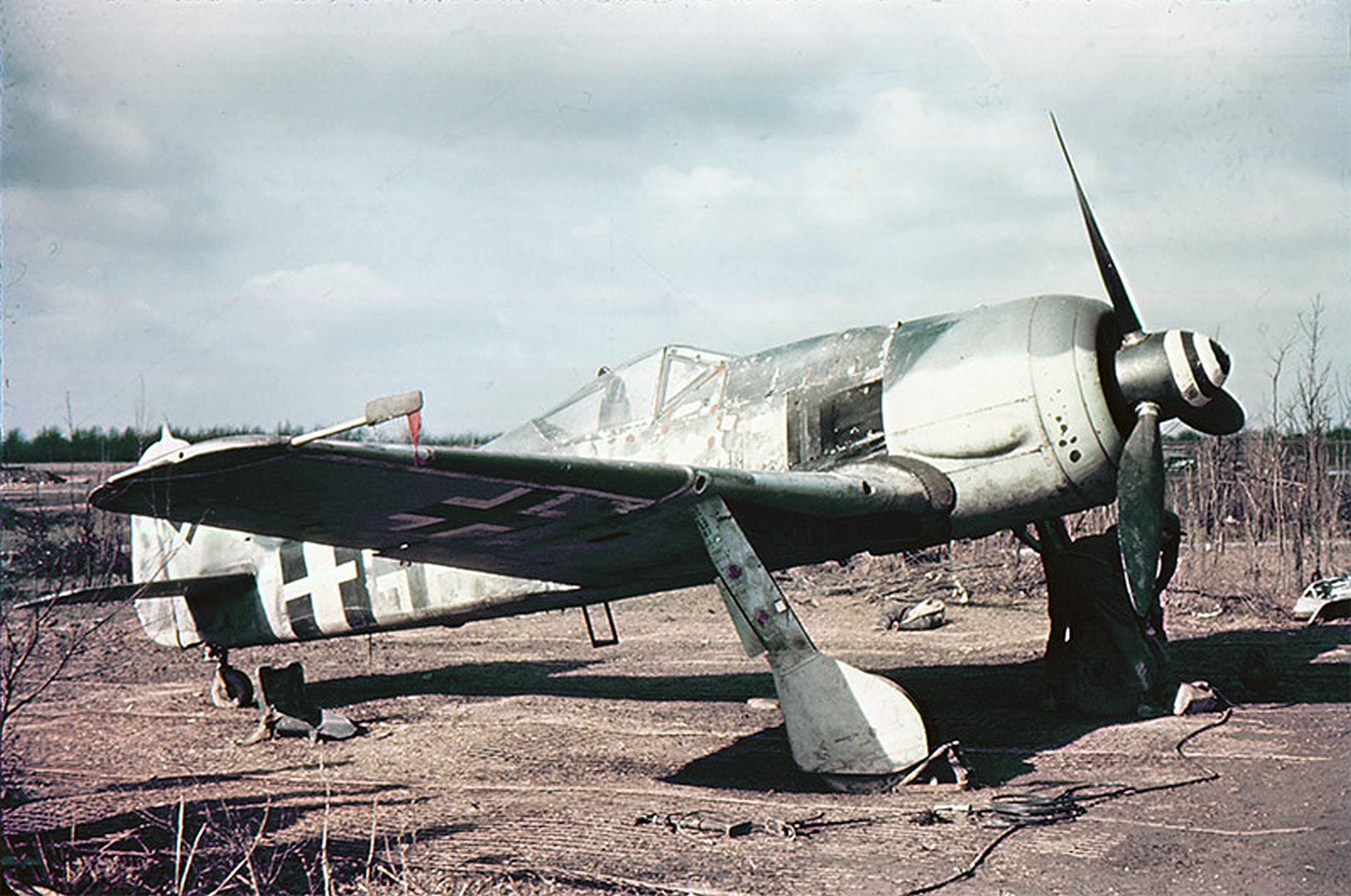 Fw 190 Captured St Trond Belgium January 1945