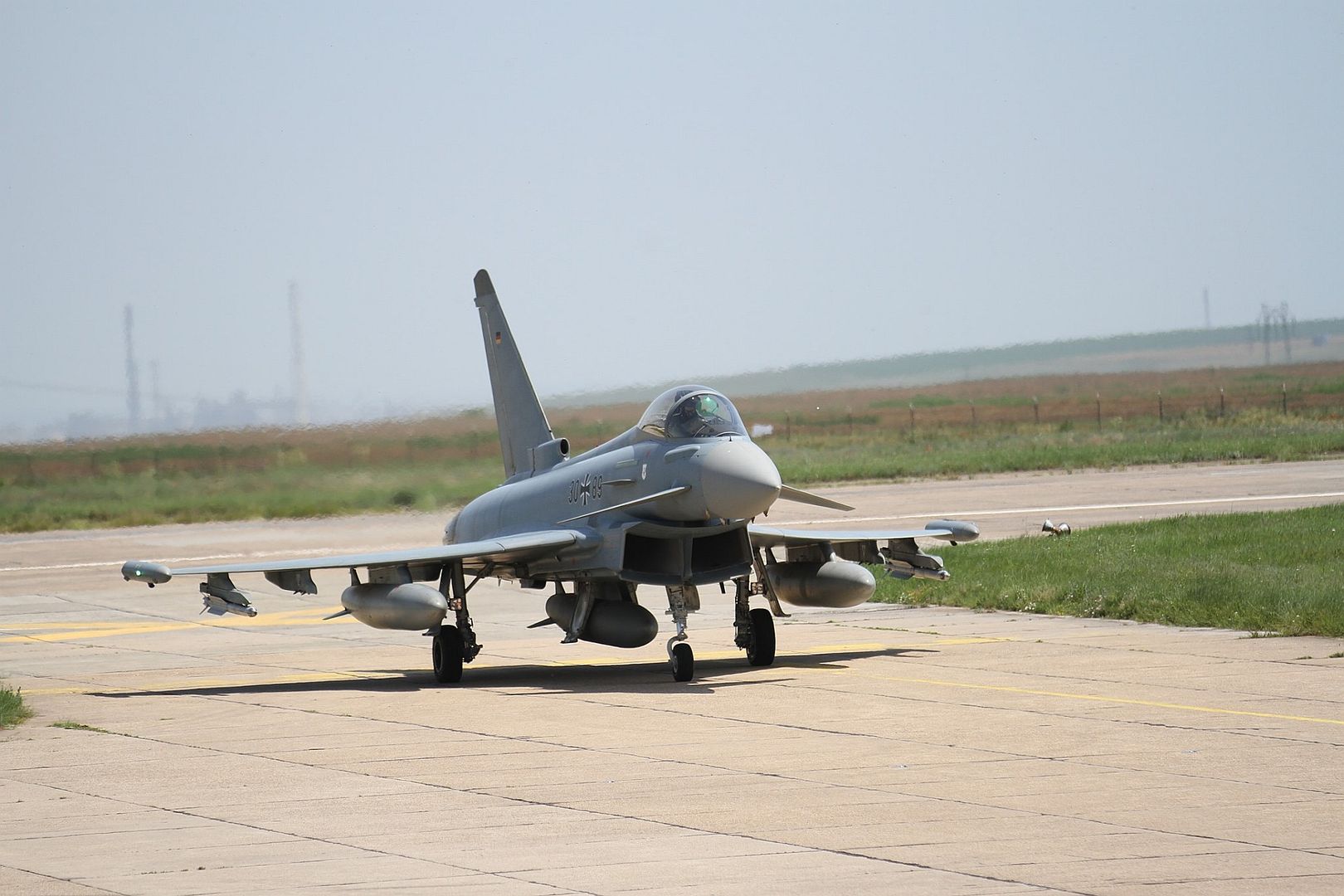 German Air Force Eurofighter Jets Have Arrived In Romania To Undertake Combined Quick Reaction Alert Training Alongside The RAF