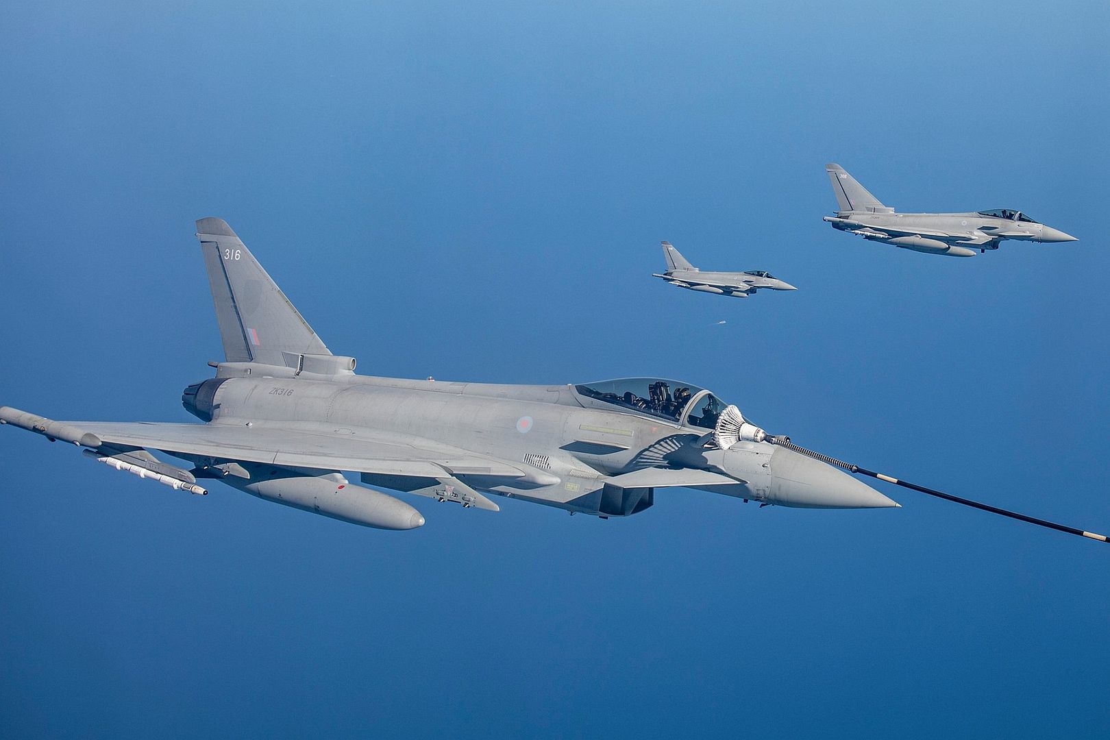 German Air Force Exercise Over The Southern North Sea