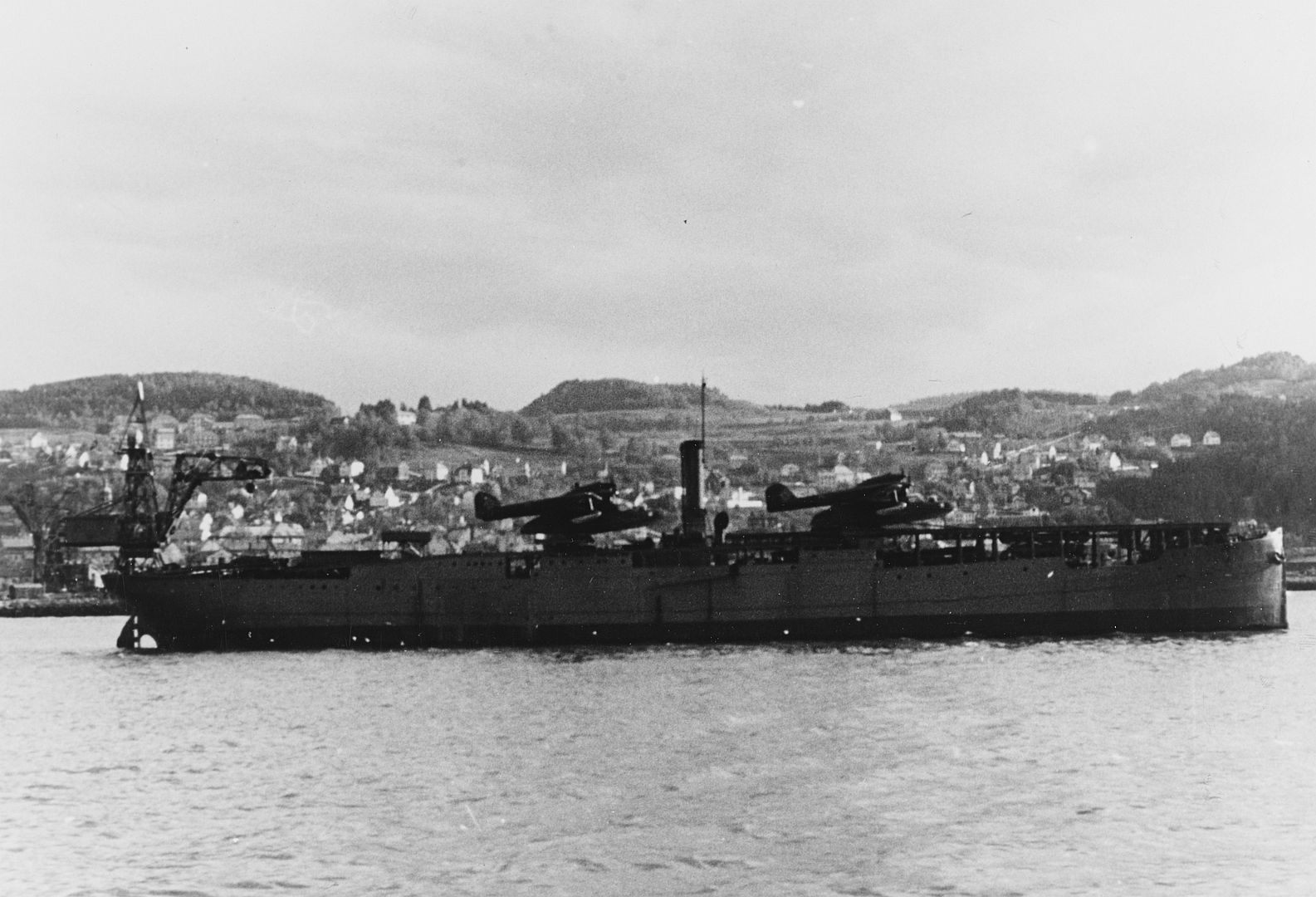 German Aircraft Tender At Tromso German Aircraft Tender At Tromso