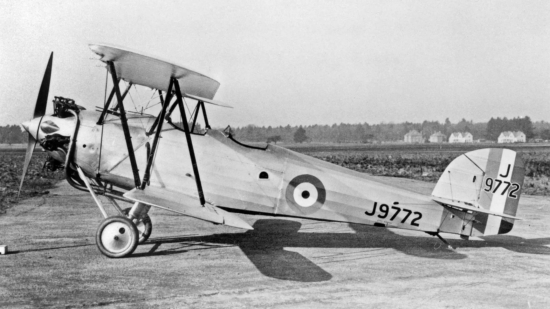 Hawker Tomtit Prototype J9772 Undergoing Trials At Martlesham Heath