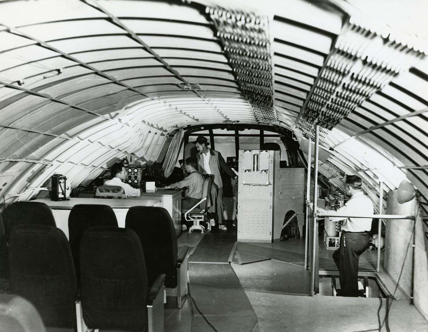 Howard Hughes On The Flight Deck Of His Flying Boat November 1 1947 Howard Hughes On The Flight Deck Of His Flying Boat November 1 1947