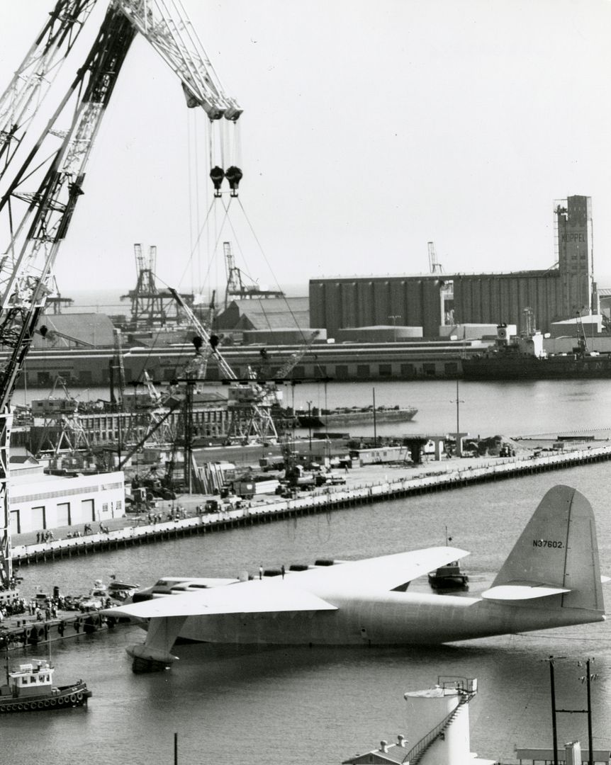 1 Flying Boat At Terminal Island In The Los Angeles Harbor 1947 1 Flying Boat At Terminal Island In The Los Angeles Harbor 1947