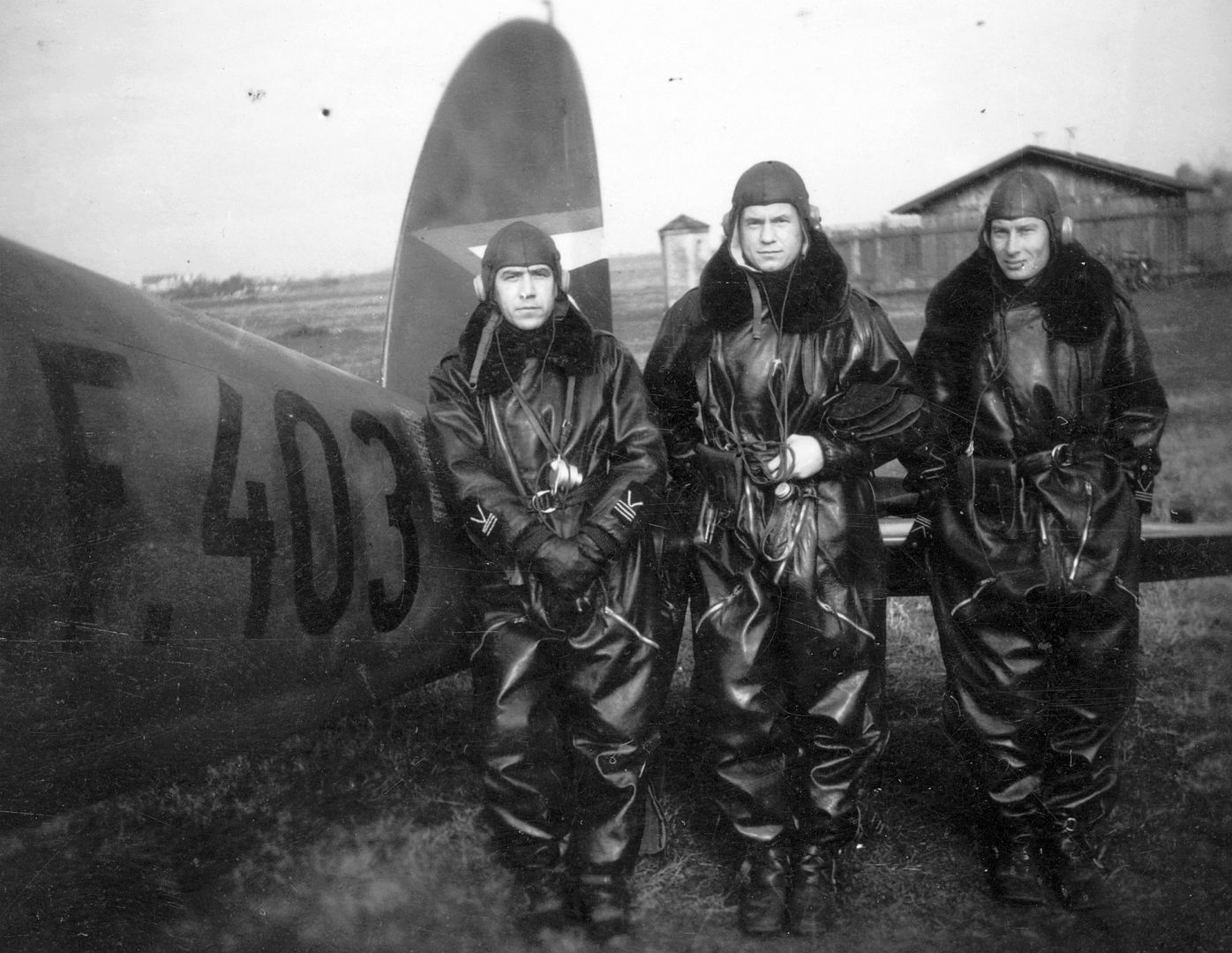 Hungarian Pilots With A He 70K